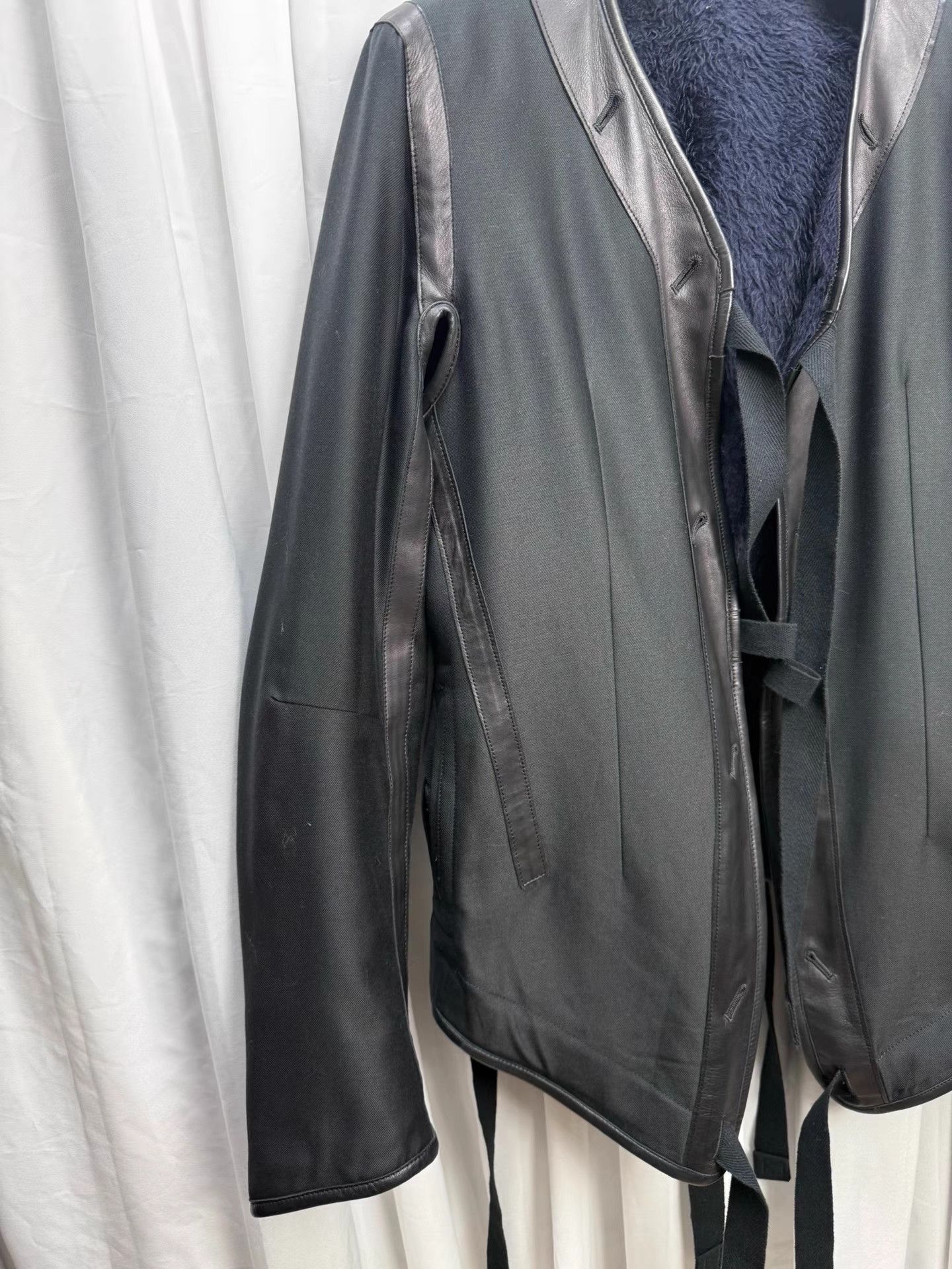 Takahiromiyashita The Soloist. The soloist Leather Panel Military Deconstructed Kimono K20 Size US S / EU 44-46 / 1 - 2 Thumbnail