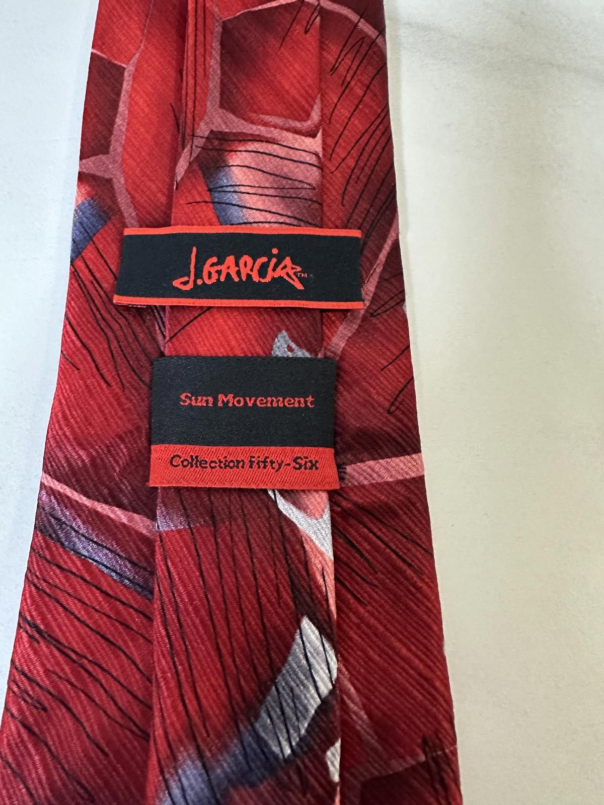 Designer J. Garcia 'Sun Movement' Collection 56 100% silk necktie Size ONE SIZE - 2 Thumbnail