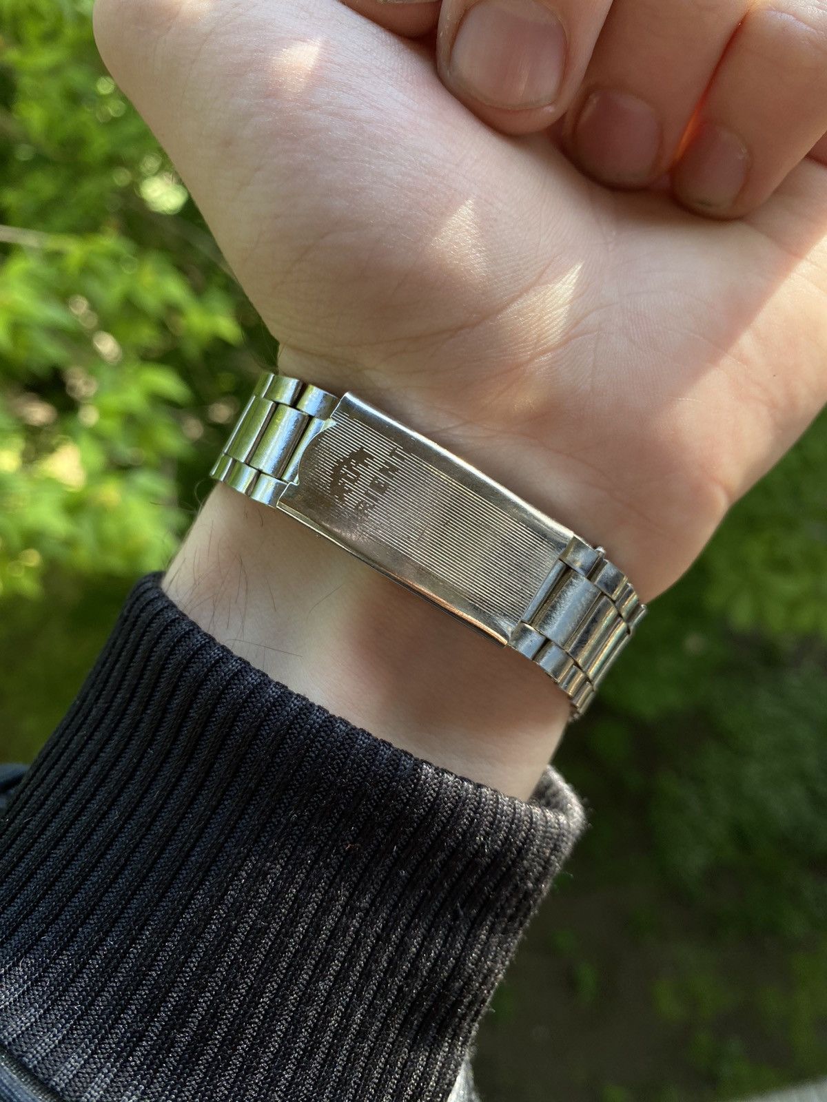 Japanese Brand × Jewelry × Vintage Art Watch Portrait Dial Stainless Steel Bracelet Size ONE SIZE - 5 Thumbnail