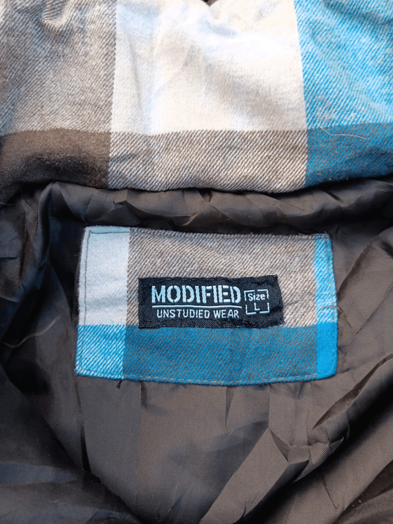 Japanese Brand Japanese real fur hoodie tartan by modified lgb style Size US M / EU 48-50 / 2 - 9 Thumbnail