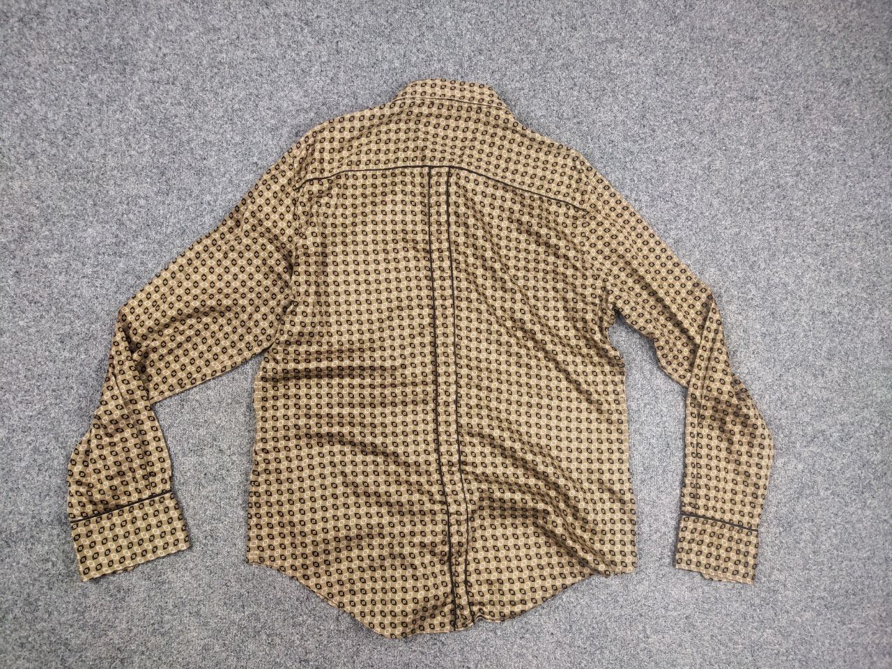 Nicole Farhi Nicole Farhi Itali Design Gold Pattern button-down shirt Size US L / EU 52-54 / 3 - 10 Thumbnail