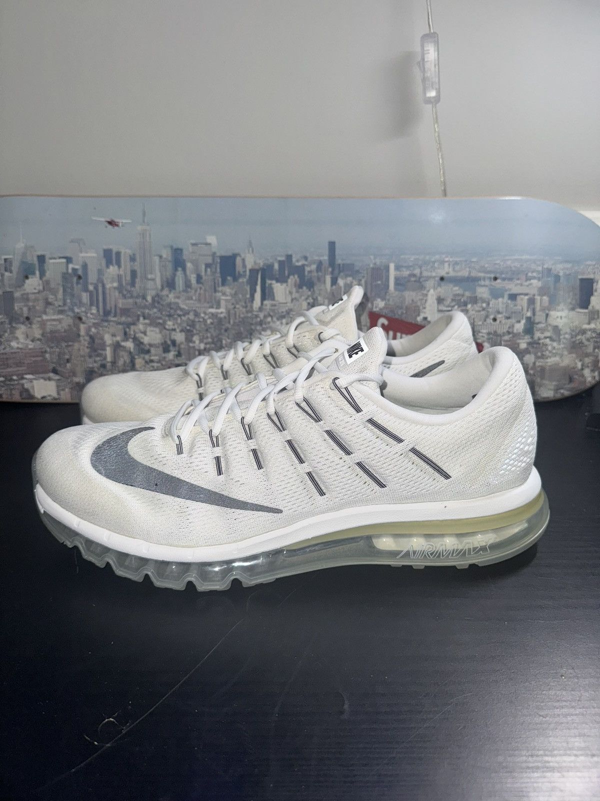 Nike Nike Air Max 2016 Men's Size 14 Summit White Size US 14 / EU 47 - 3 Thumbnail