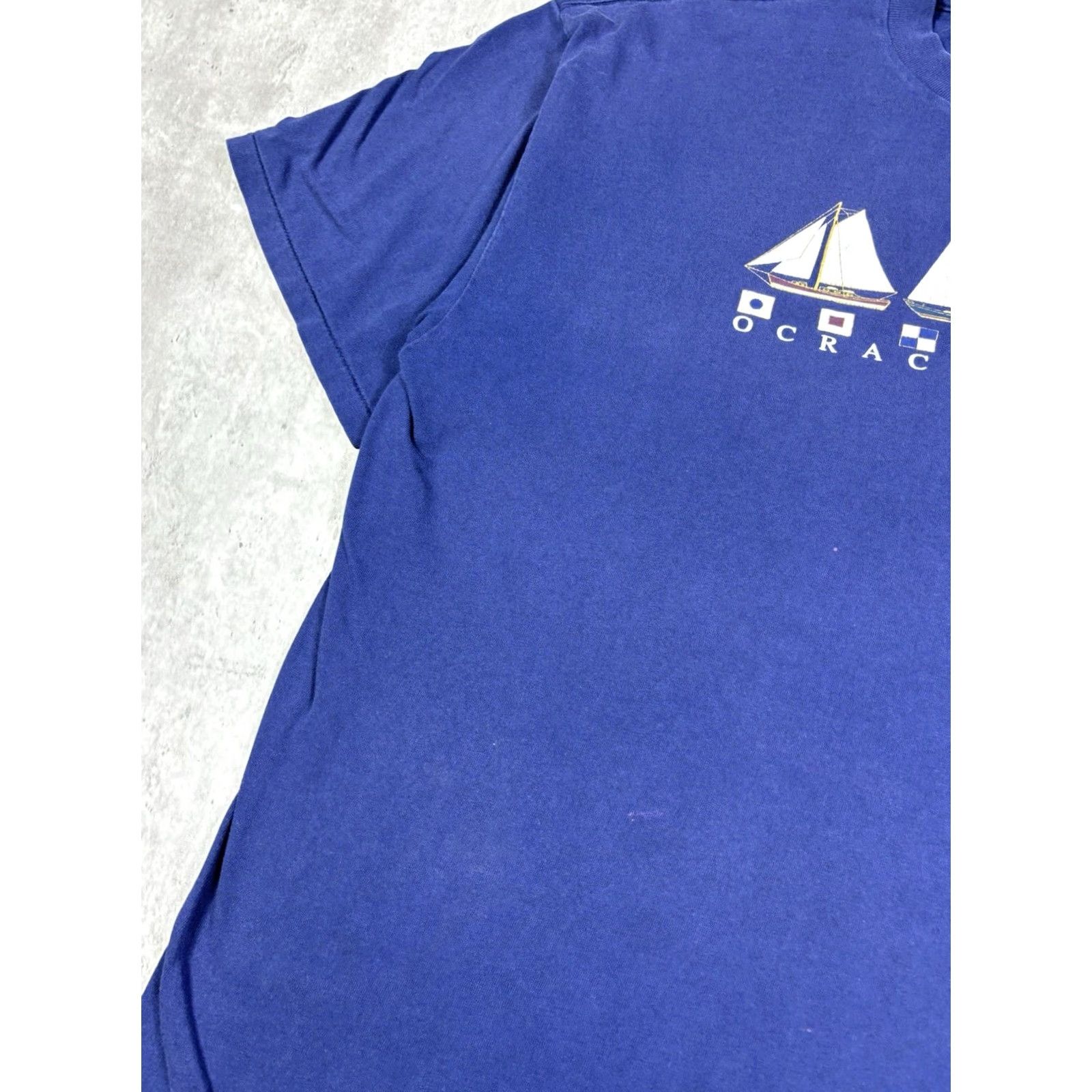 Vintage VINTAGE 90s Ches T-Shirt Graphic Print Crew Neck Short Sleeve Navy Blue 2XL Men Size US XXL / EU 58 / 5 - 4 Thumbnail