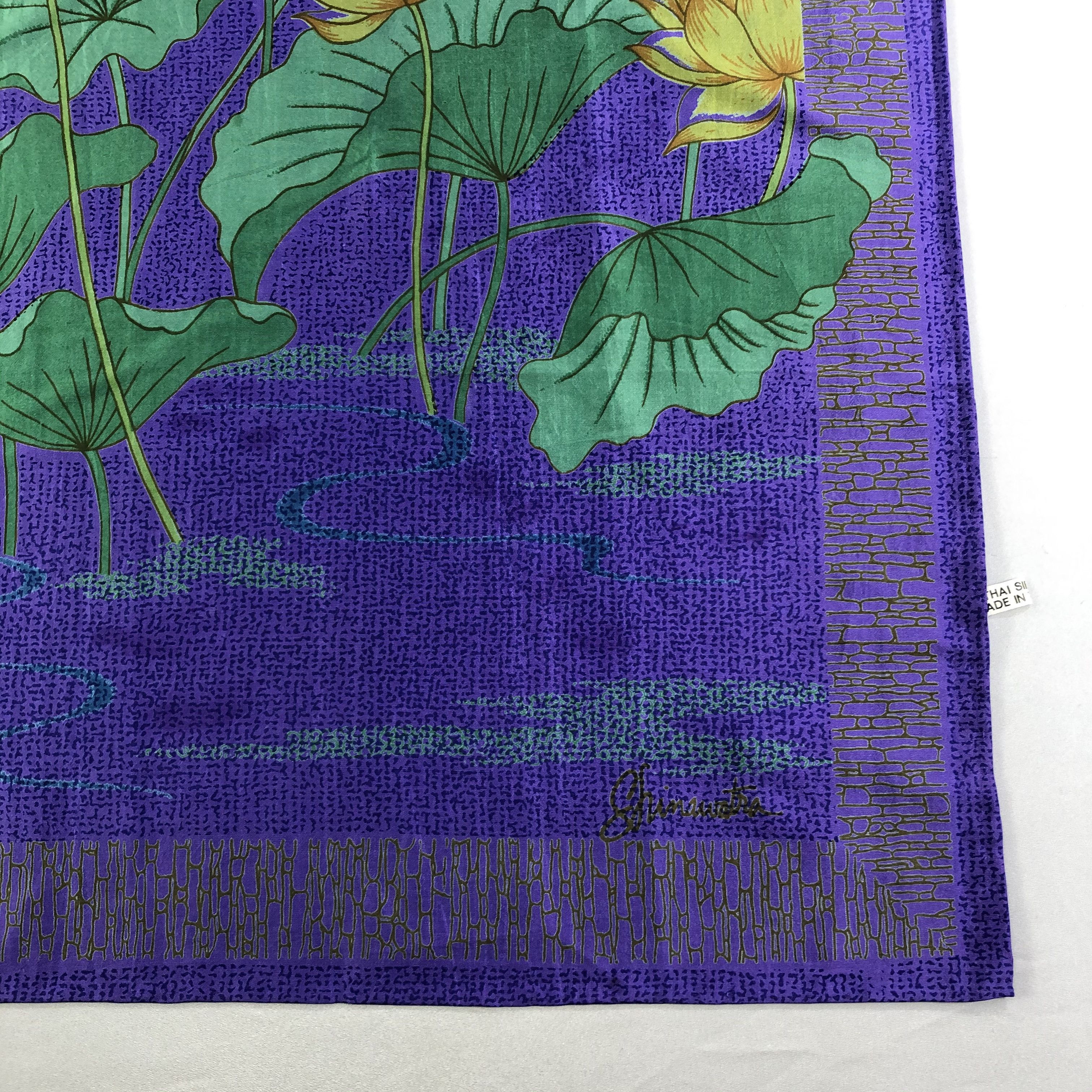 Vintage Vintage Silk Scarf Size ONE SIZE - 4 Thumbnail