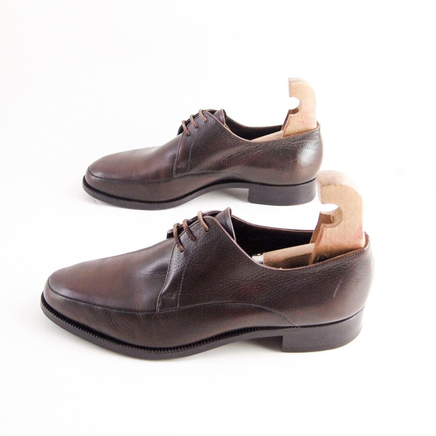 Bally Bally Derby Oxfords Brown Leather Mens EU 41 US 8 Size US 8 / EU 41 - 3 Thumbnail