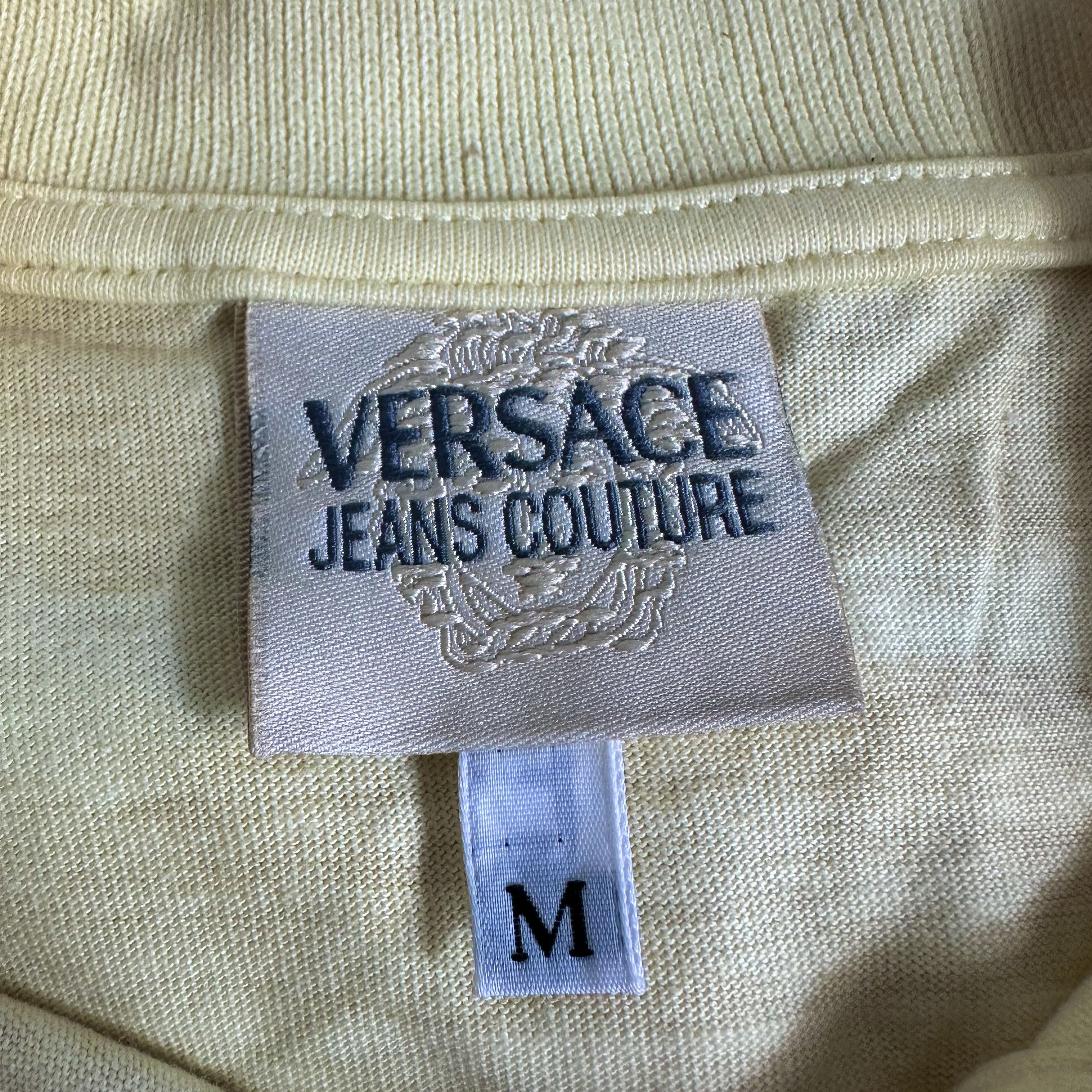 Versace Jeans Couture 🔥RARE🔥Vintage Versace Jeans Couture Polo Shirt Size US M / EU 48-50 / 2 - 6 Thumbnail