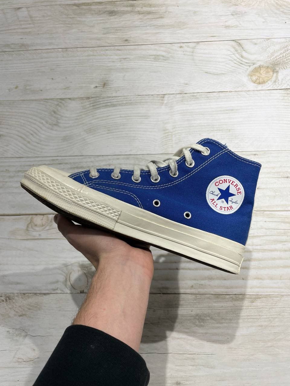 Comme des Garcons Comme Des Garçons Play x Converse High Top Sneakers Woman Size US 8 / IT 38 - 12 Thumbnail