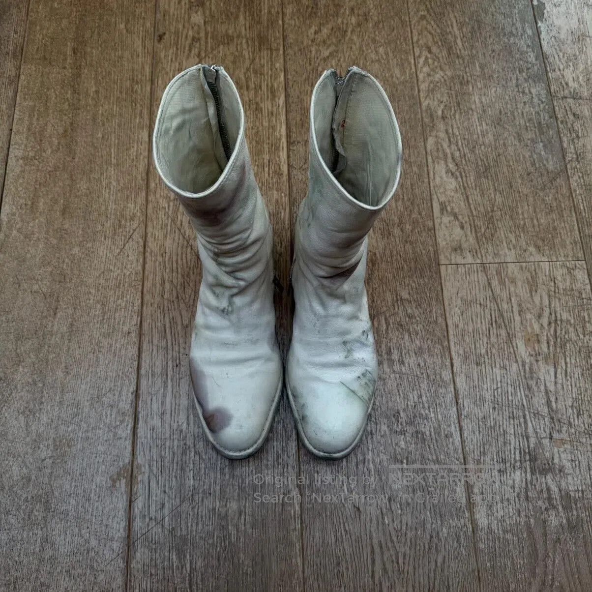 Carol Christian Poell CCP Titanium Back Boots. Size US 8 / EU 41 - 1 Thumbnail