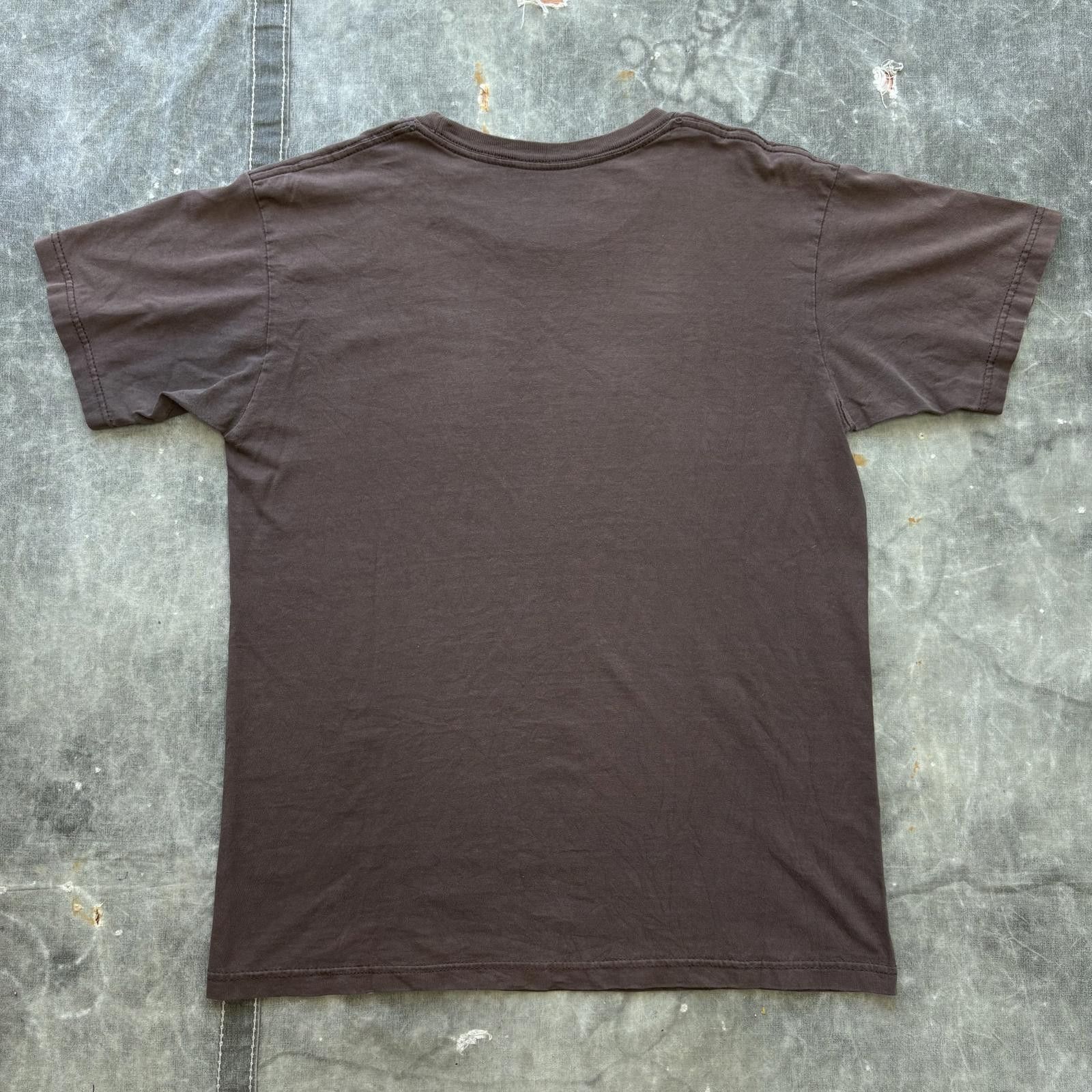 Vintage Vintage Y2K Chocolate Brown Stop Global Warming Grunge Shirt Size US M / EU 48-50 / 2 - 5 Thumbnail