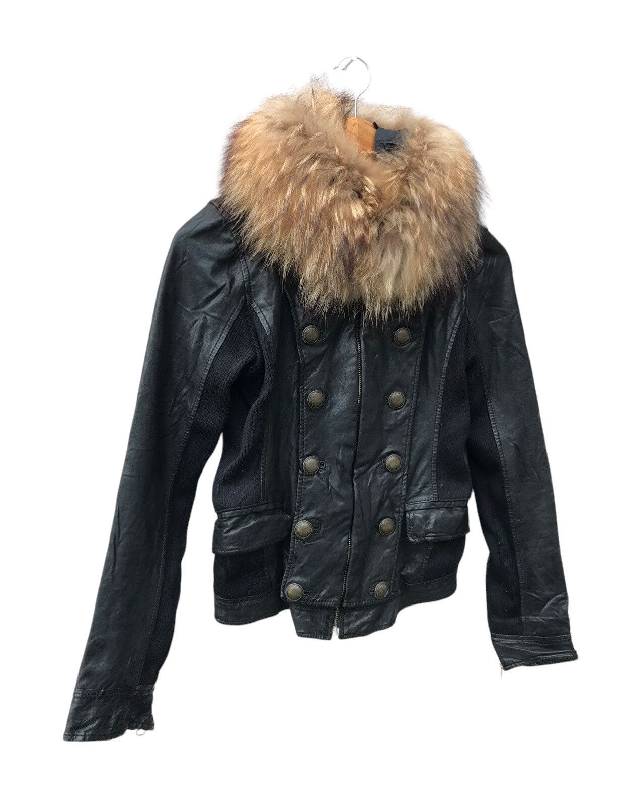 Japanese Brand Sistematic Fur Genuine Jacket Size S / US 4 / IT 40 - 2 Thumbnail