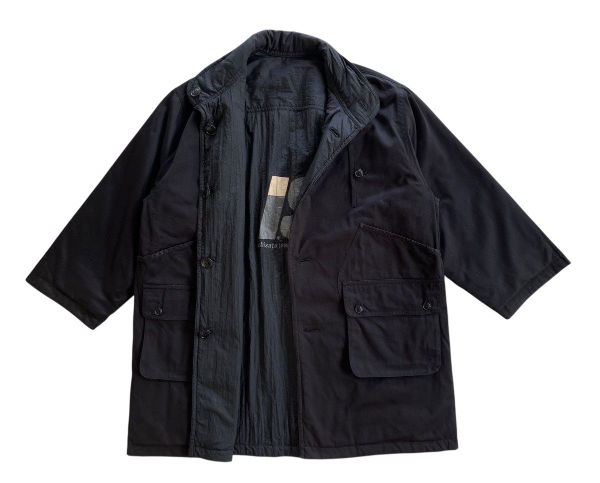 Issey Miyake 1980s Issey Miyake I.S Black Reversible Jacket Size US XL / EU 56 / 4 - 5 Thumbnail