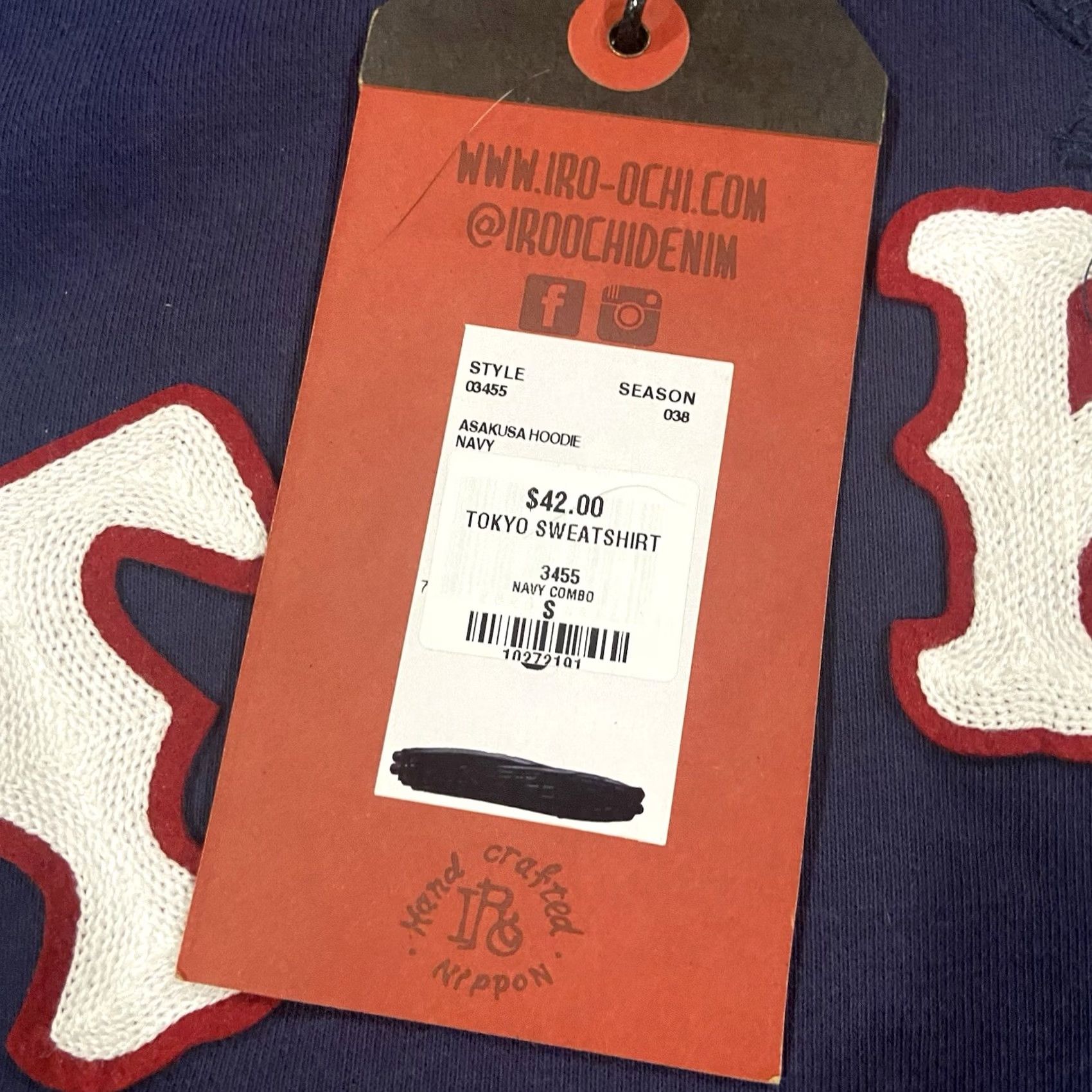 Vintage Iro-Ochi Hoodie Mens S Tokyo Streetwear Zip off sleeve Emperors Club NWT Blue Size US S / EU 44-46 / 1 - 5 Thumbnail