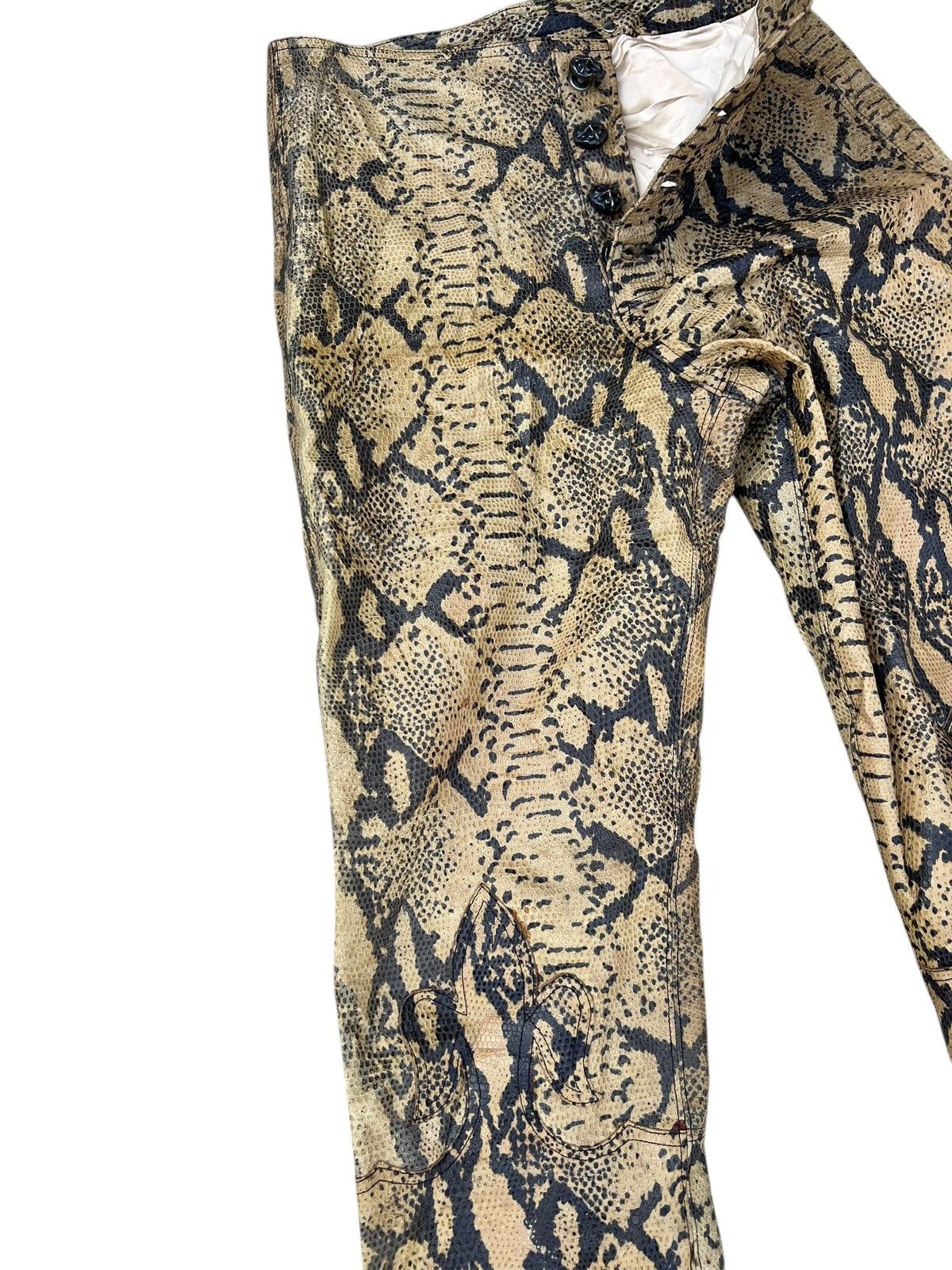 A&G Rock MEGA RARE! A&G Rock Real Python Skin Montana Streetwear Pant Size US 26 / EU 42 - 9 Thumbnail