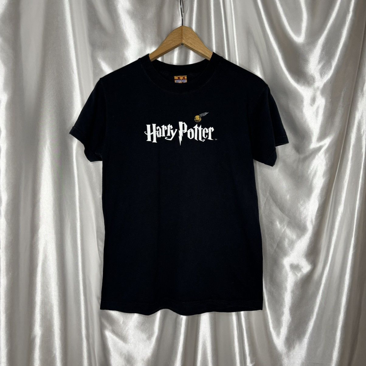 Vintage vintage black t-shirt Harry Potter 00s y2k licensed 2000 Size L / US 10 / IT 46 - 1 Thumbnail