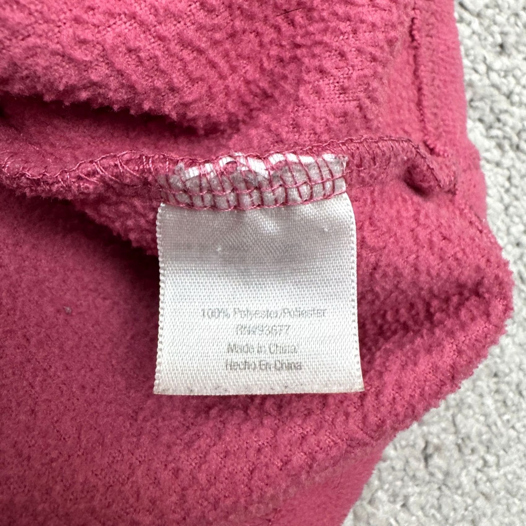 Pinko SB Active Fleece 1/4 Zip Pullover Jacket Womens XL Pink Gray Mock Neck Outdoor Shirt Mens? Size XL / US 12-14 / IT 48-50 - 4 Thumbnail