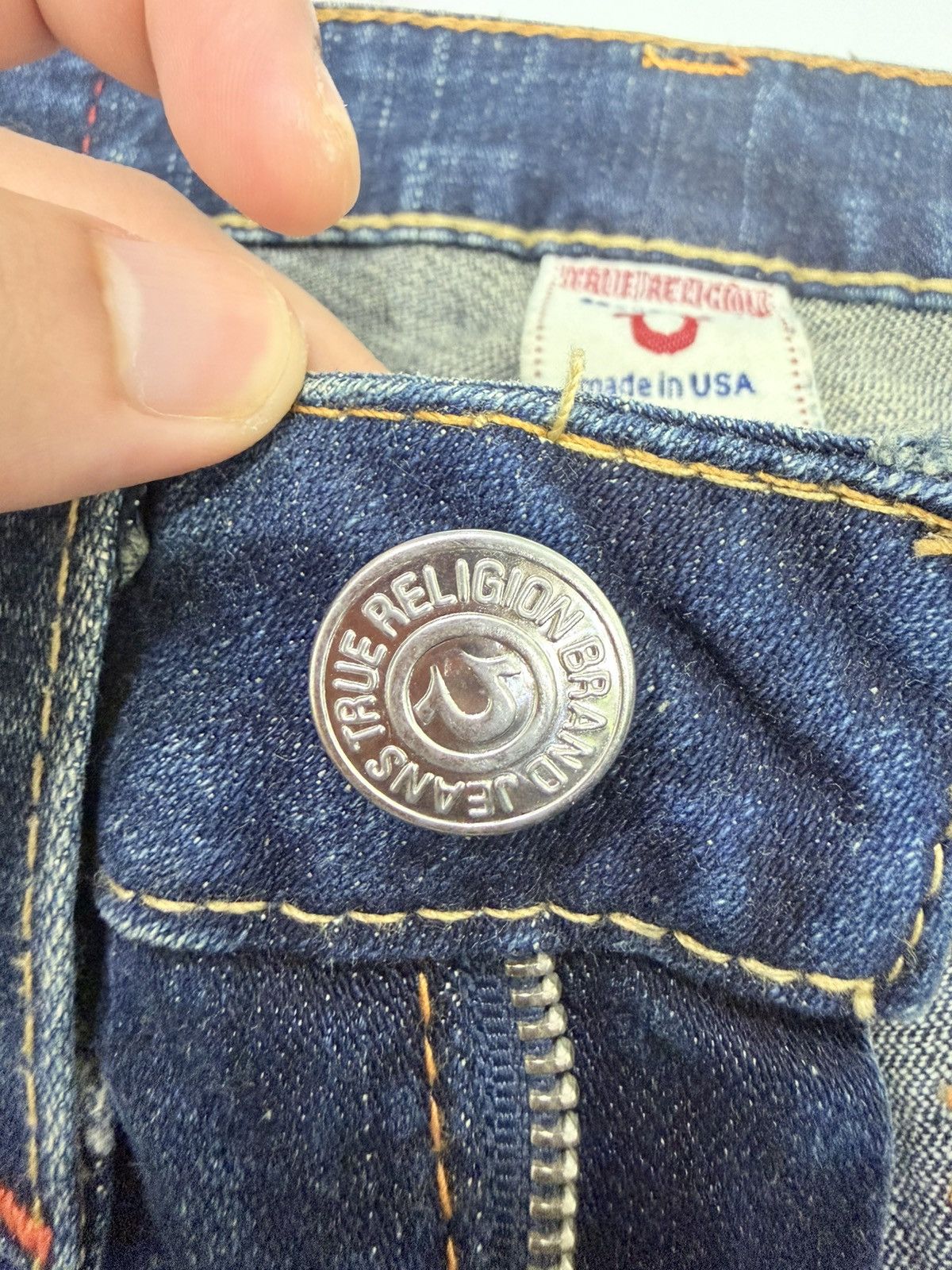 True Religion SUPER RARE‼️VINTAGE True Religion Skinny Jeans Seditionaries Size 24" / US 00 / IT 34 - 8 Thumbnail