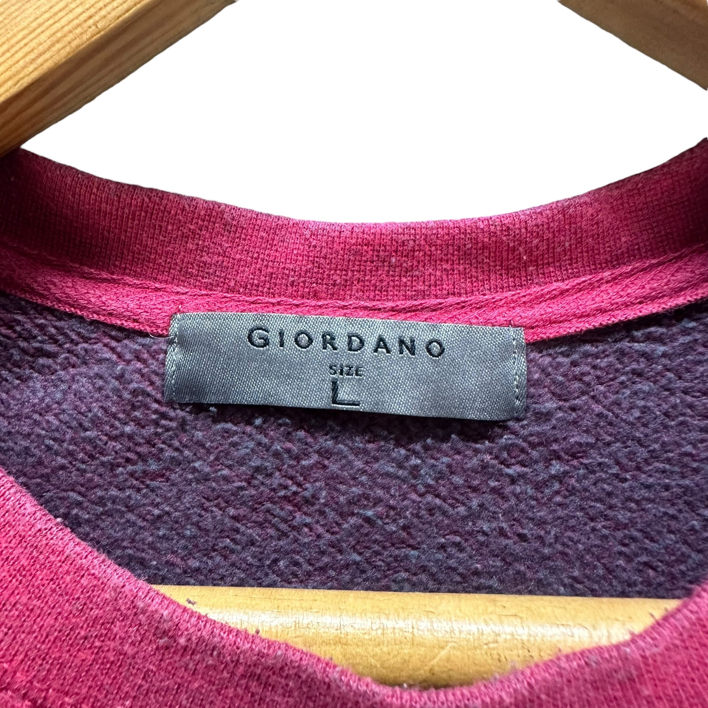 Other GIORDANO BARCELONA BIG LOGO SWEATSHIRTS #8903-037 Size US L / EU 52-54 / 3 - 6 Thumbnail