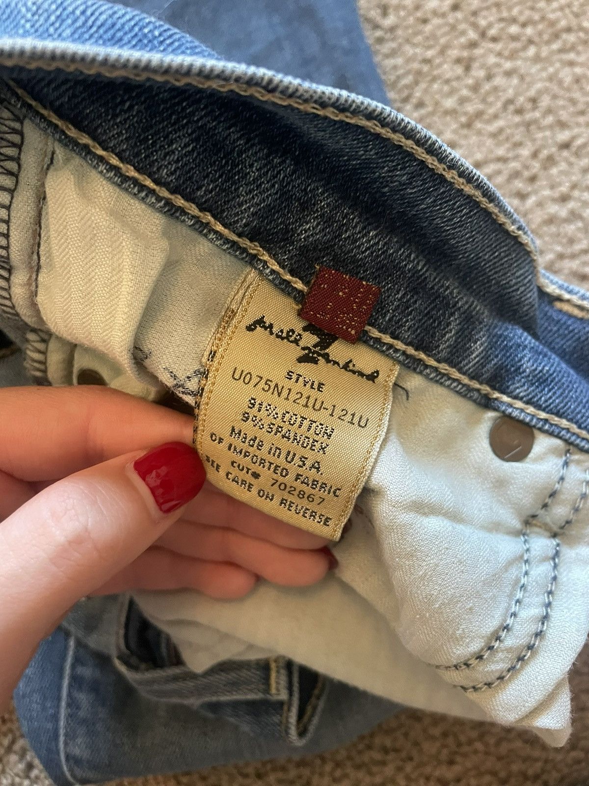 Seven 7 Vintage Seven 7 bootcut jeans Size 28" / US 6 / IT 42 - 9 Thumbnail