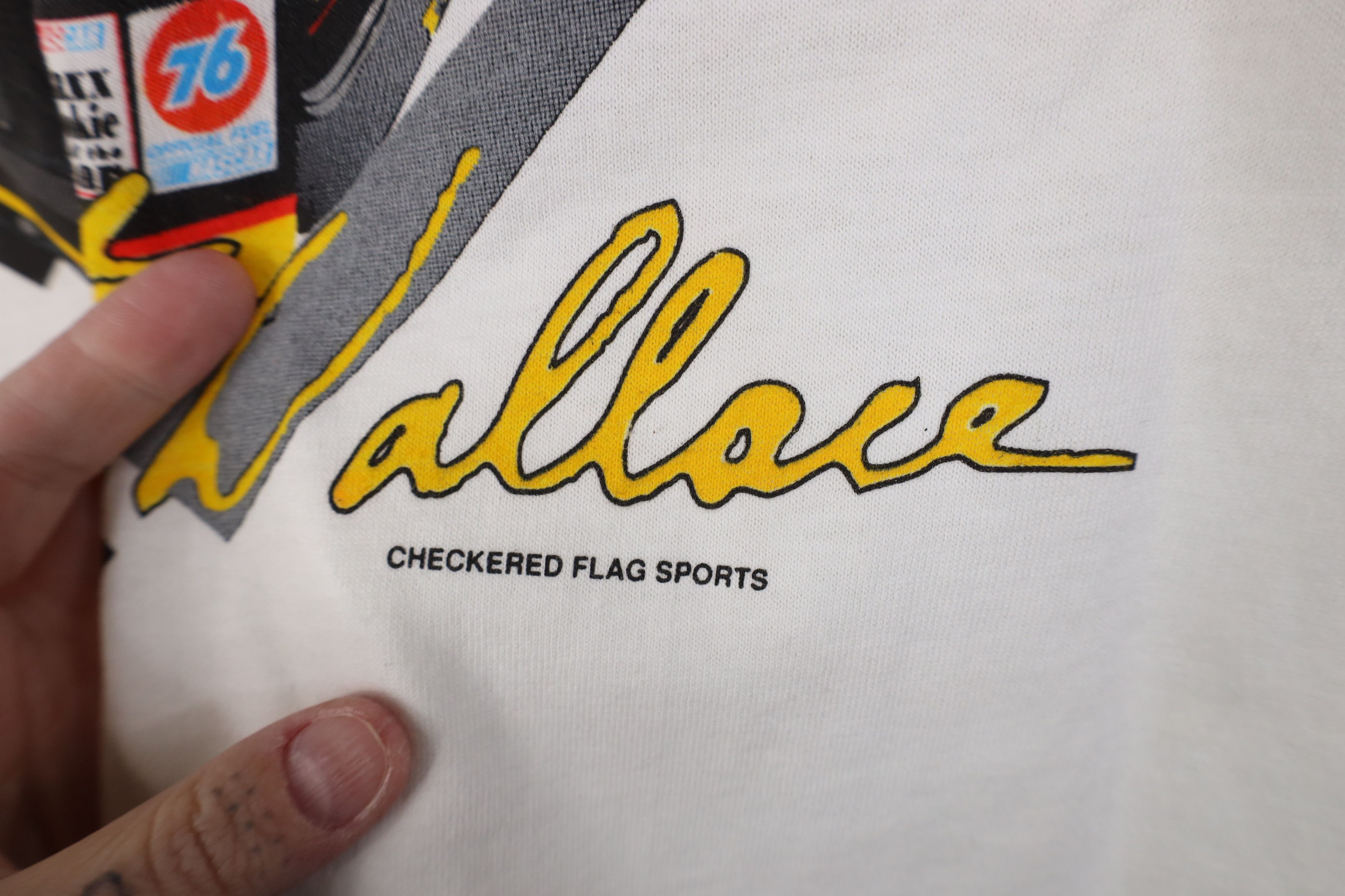Vintage Deadstock Vintage 90s Miller Rusty Wallace Racing T-Shirt Size US L / EU 52-54 / 3 - 10 Thumbnail