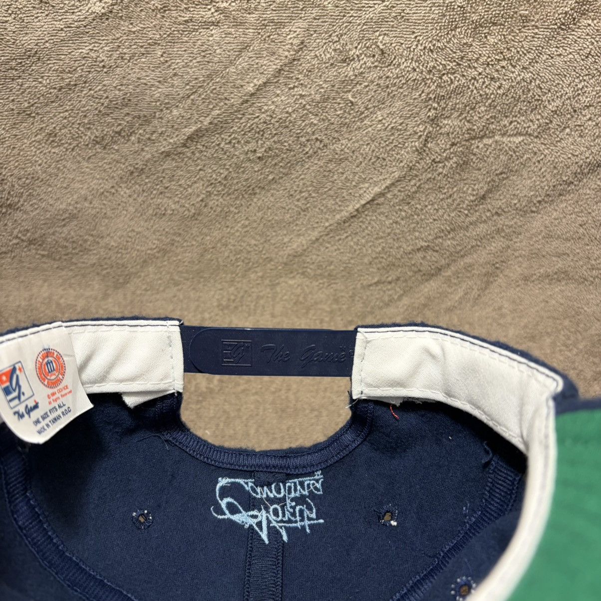 The Game Vintage North Carolina UNC Tar Heels The Game Snapback Hat Size ONE SIZE - 12 Thumbnail