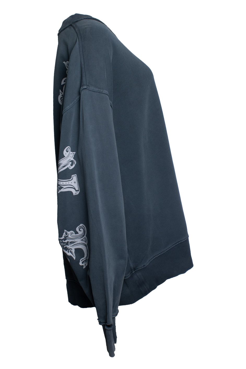 Other Reserve, distressed sweater with print on the sleeves Size L / US 10 / IT 46 - 4 Thumbnail