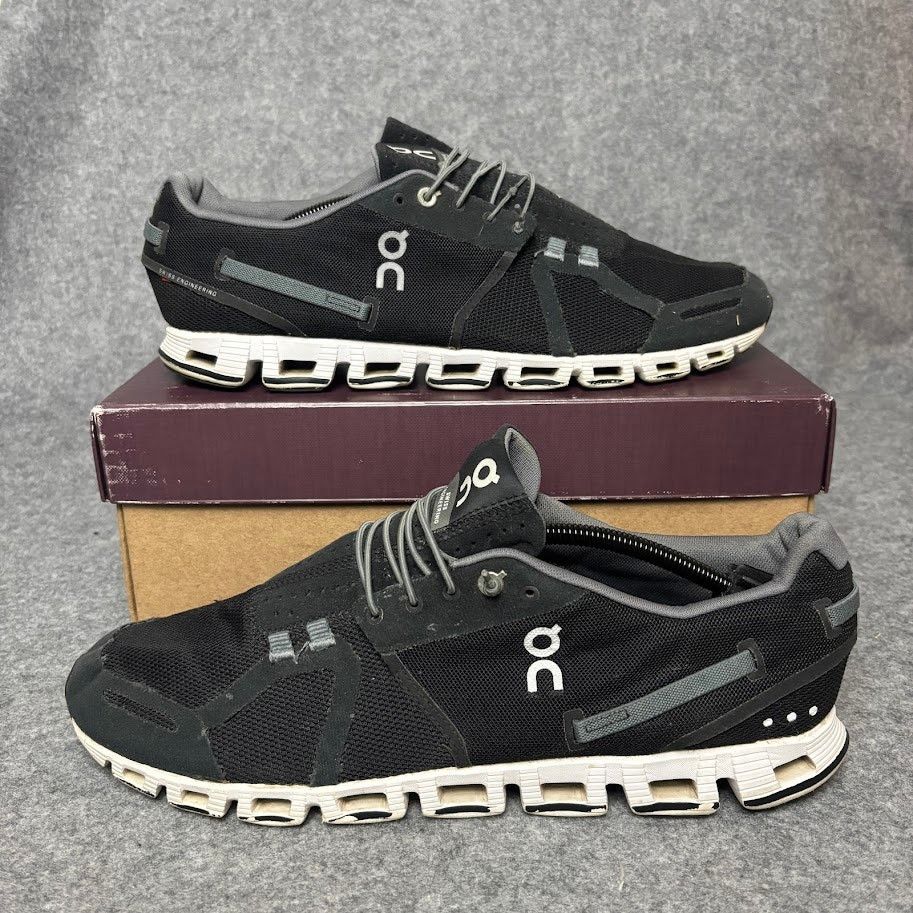 On On Cloud Black Mesh Trainer Running Shoes Mens Size 13 US Size US 13 / EU 46 - 1 Thumbnail