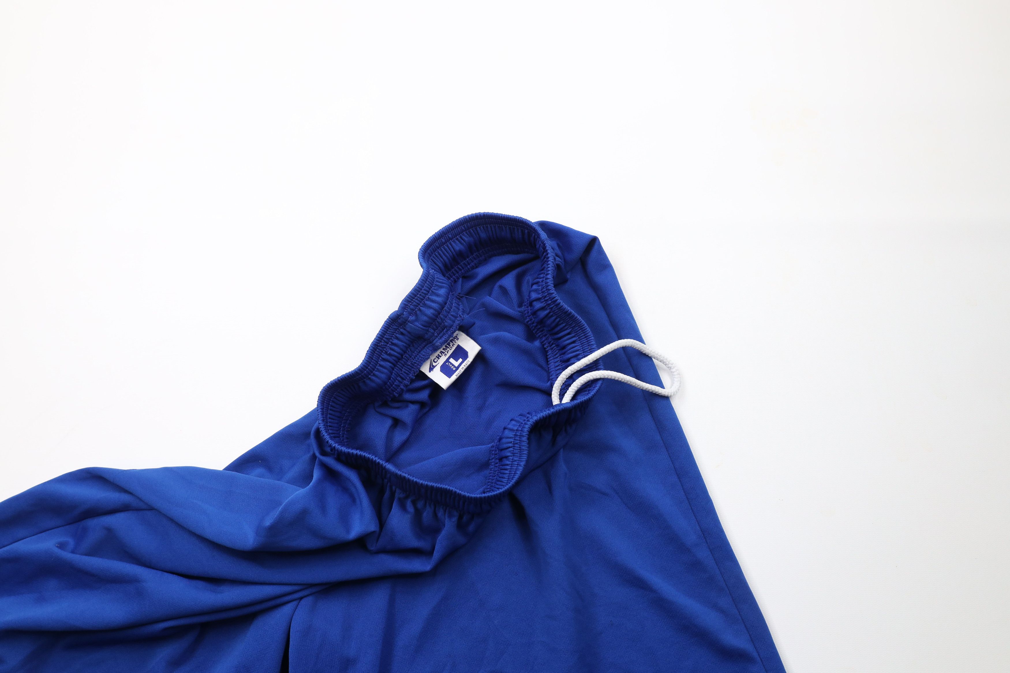 Vintage Vintage 90s Streetwear Jogging Soccer Shorts Royal Blue Size US 34 / EU 50 - 6 Thumbnail
