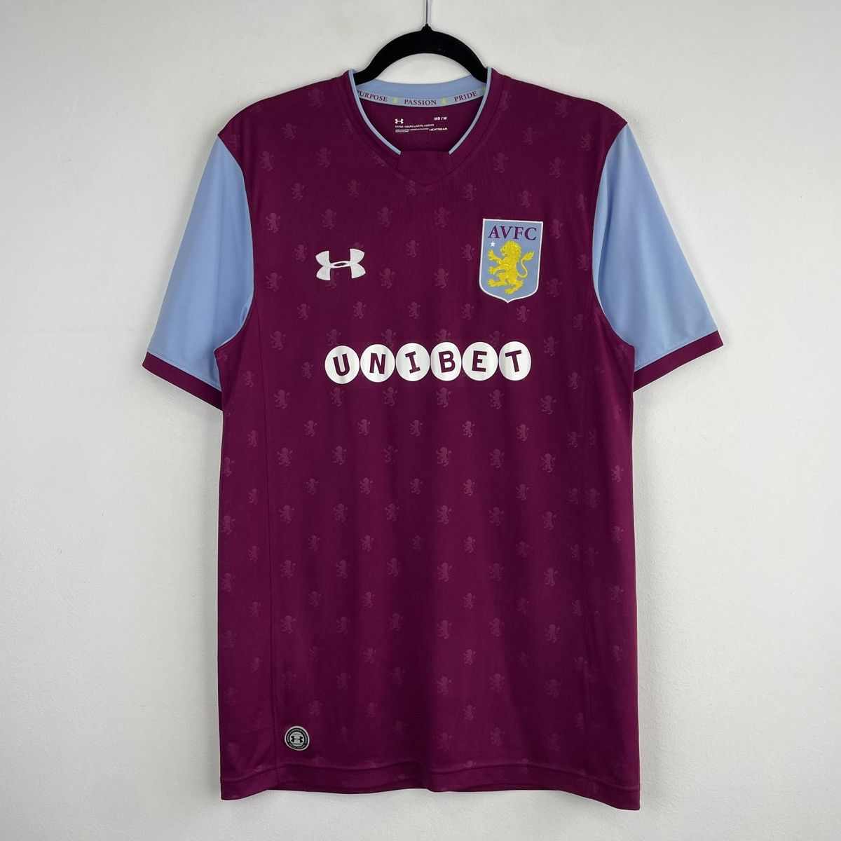Under Armour Aston Villa Home Jersey Under Armour Shirt 2017/2018 Size US M / EU 48-50 / 2 - 1 Thumbnail