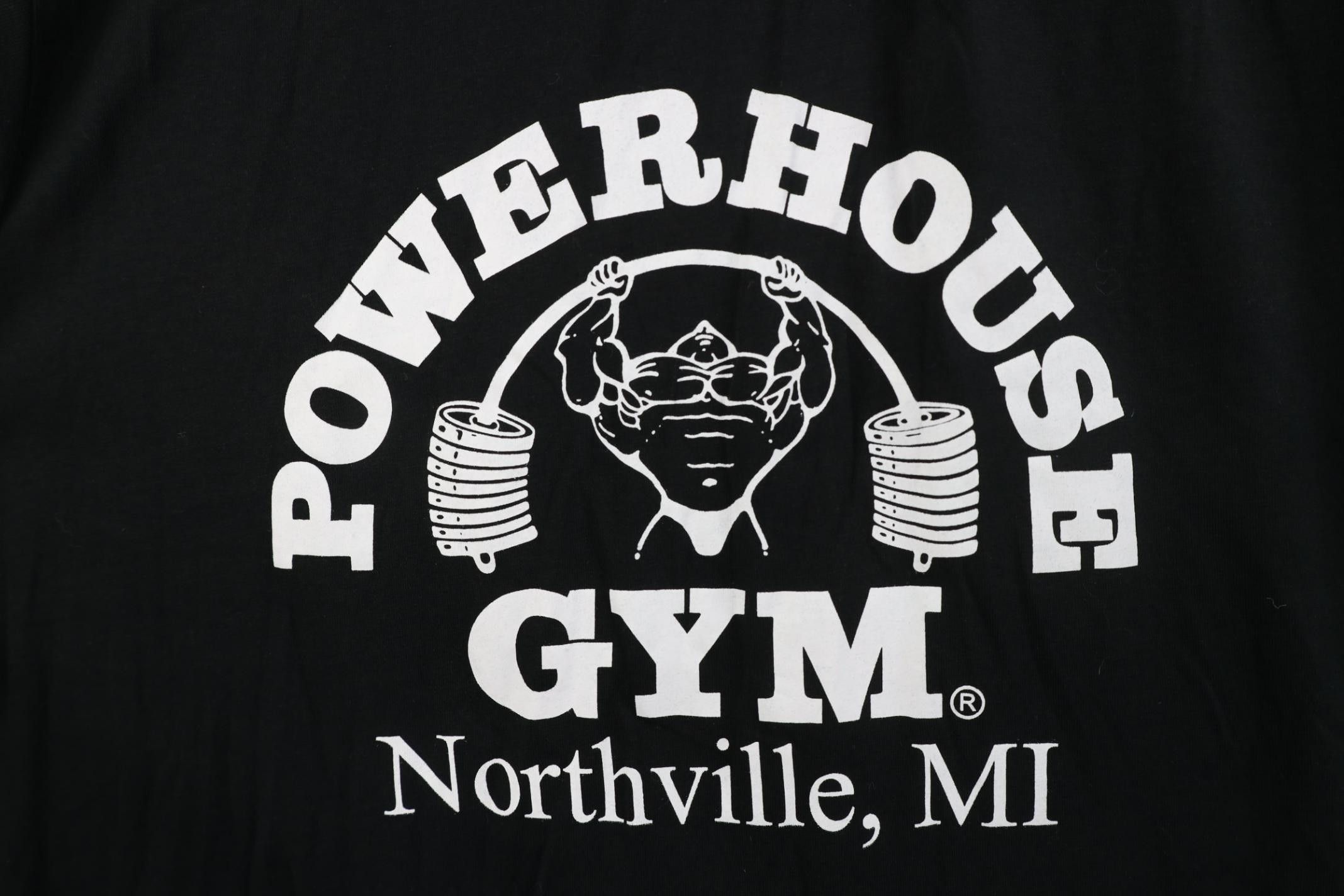 Vintage Deadstock Vintage Y2K Powerhouse Gym Bodybuilder T-Shirt Size US S / EU 44-46 / 1 - 6 Thumbnail
