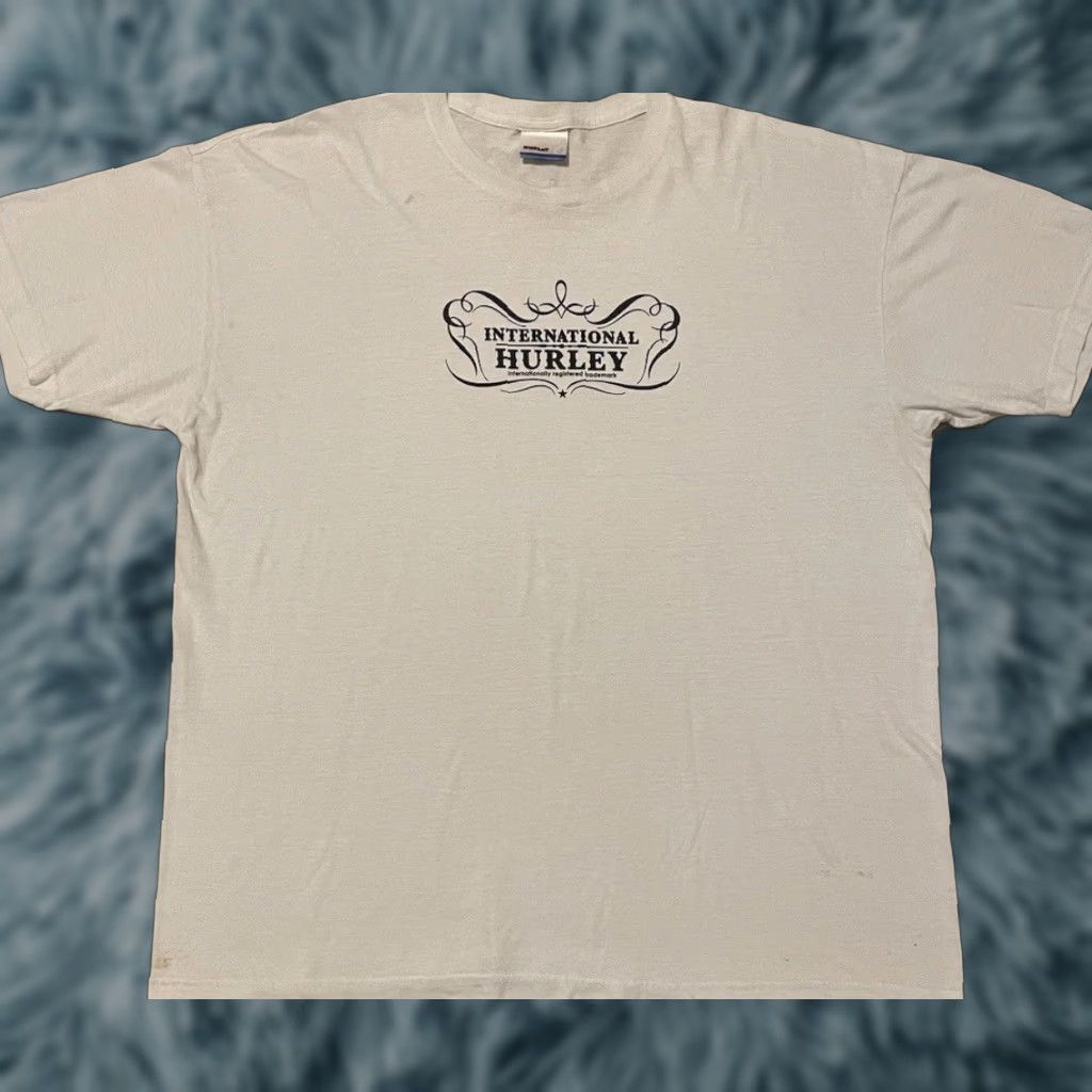 Quiksilver VINTAGE Hurley Faded Shirt 2XL White Graphic Tee 90s Billabong Ocean Pacific Surf Skate Grunge Rusty Y2K Mens Size US XXL / EU 58 / 5 - 1 Thumbnail