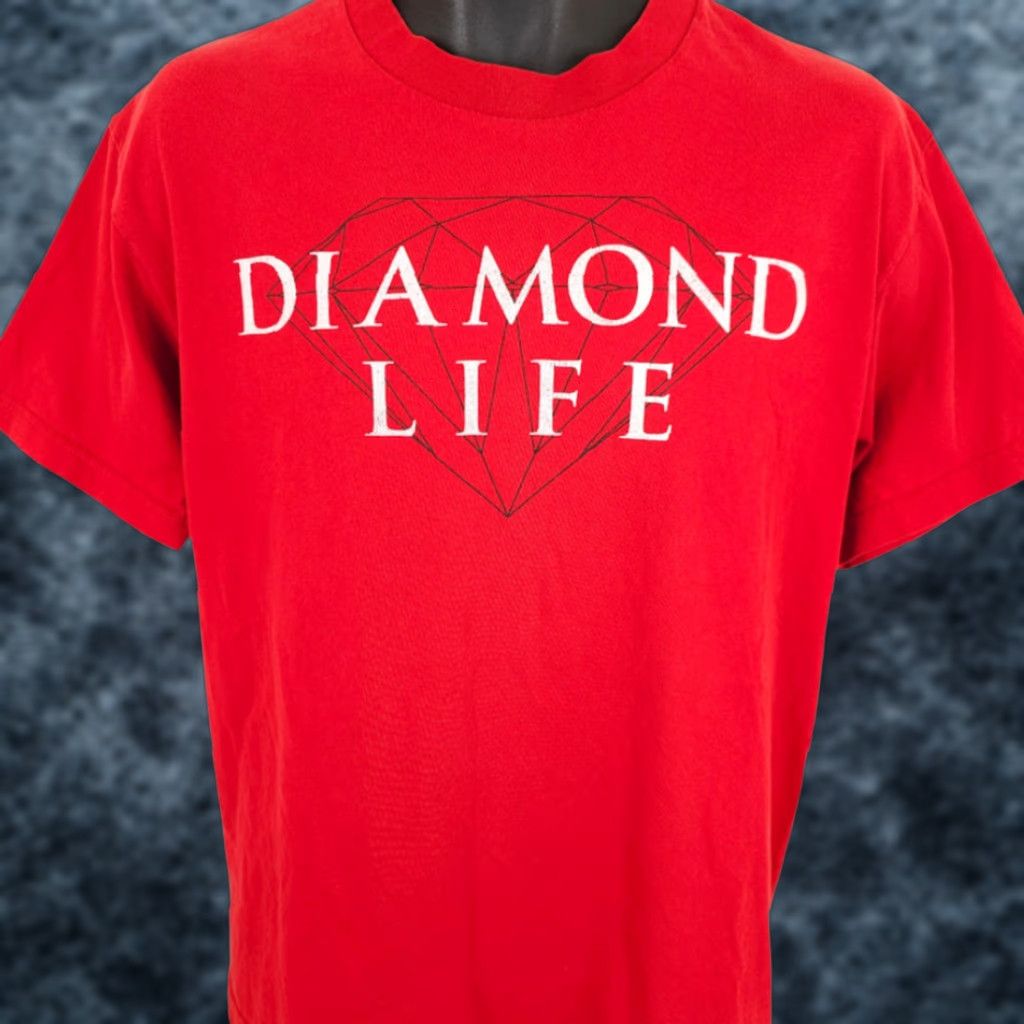 Diamond Supply Co. VINTAGE Diamond Supply Co T Shirt Mens Size Medium Red Diamond Life Streetwear Size US M / EU 48-50 / 2 - 1 Thumbnail