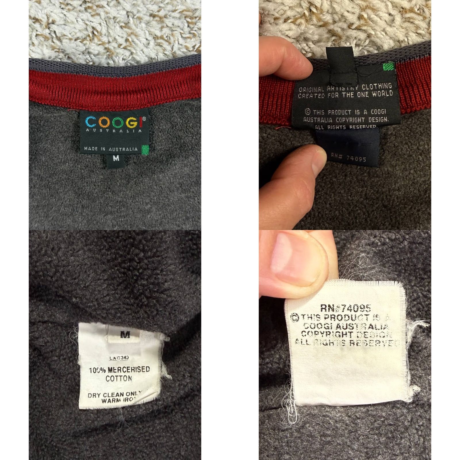 Coogi VINTAGE COOGI Sweater Full Zip Knit Women's Medium Red 3D RARE Size M / US 6-8 / IT 42-44 - 9 Thumbnail