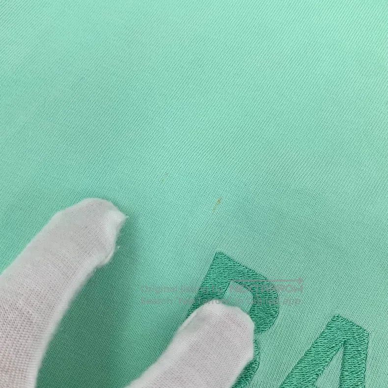 Balenciaga Balenciaga Teal Logo Letter Embroidered Cotton Round Neck Size US L / EU 52-54 / 3 - 9 Thumbnail