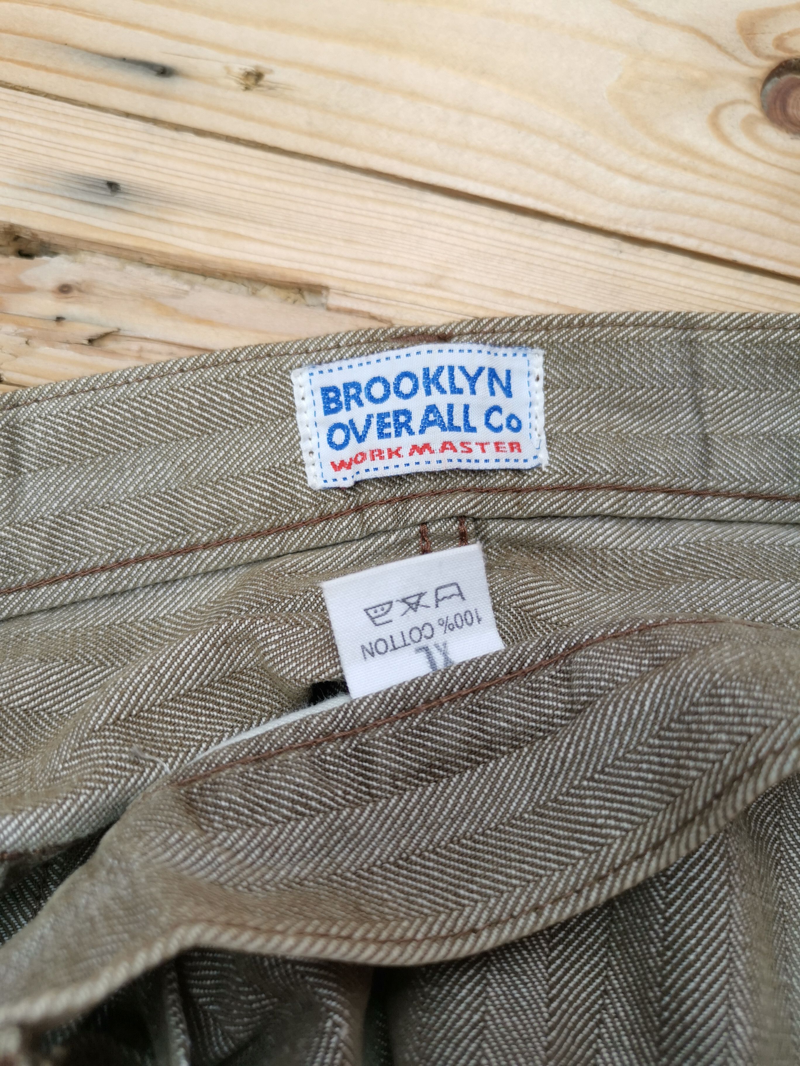 Brooklyn Denim Co. BROOKLYN OVERALL CO WORKMASTER DOUBLE KNEE Size US 36 / EU 52 - 2 Thumbnail
