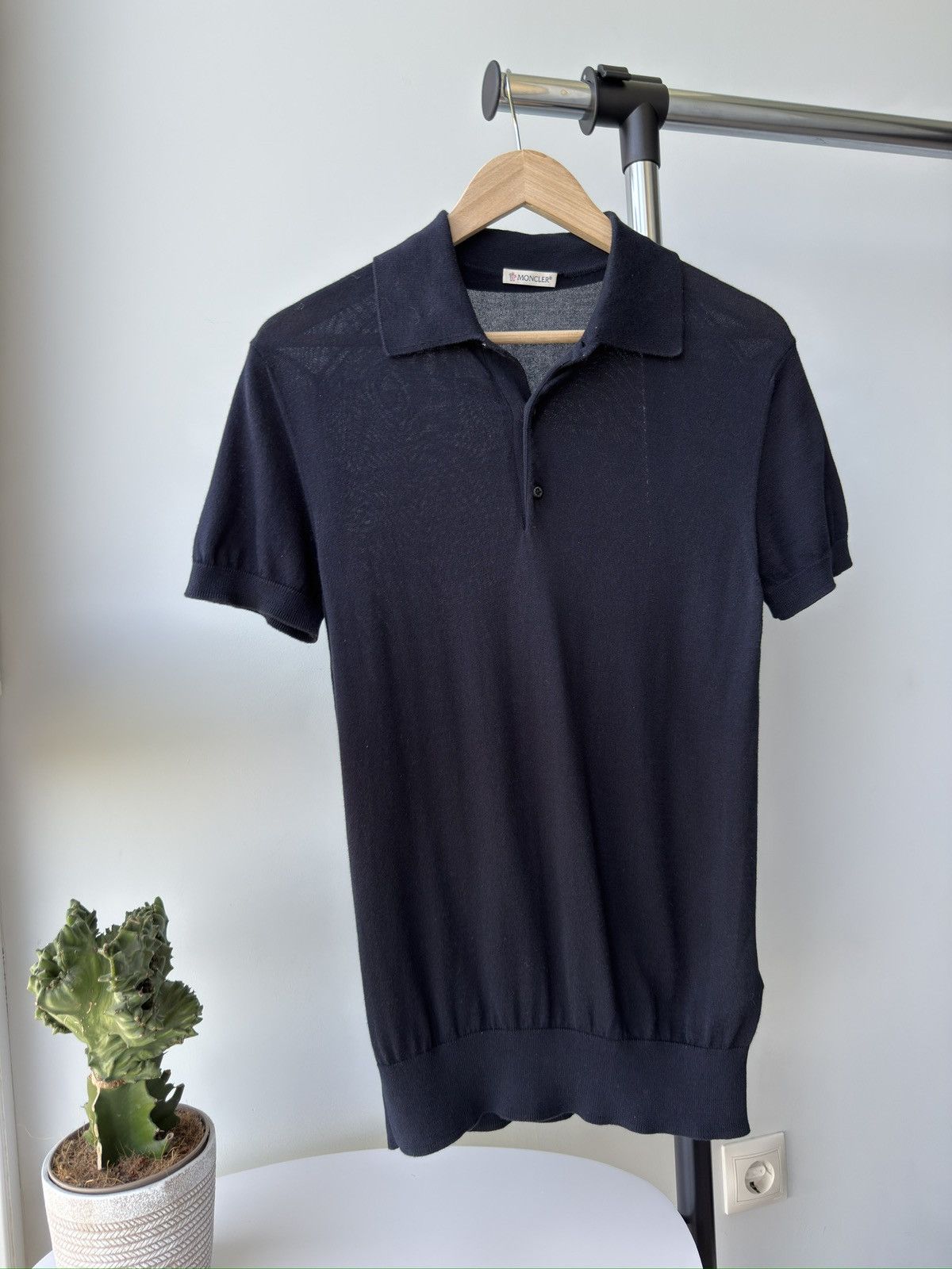 Moncler Original Moncler Men Wool Polo Shirt in size S Size US S / EU 44-46 / 1 - 3 Thumbnail