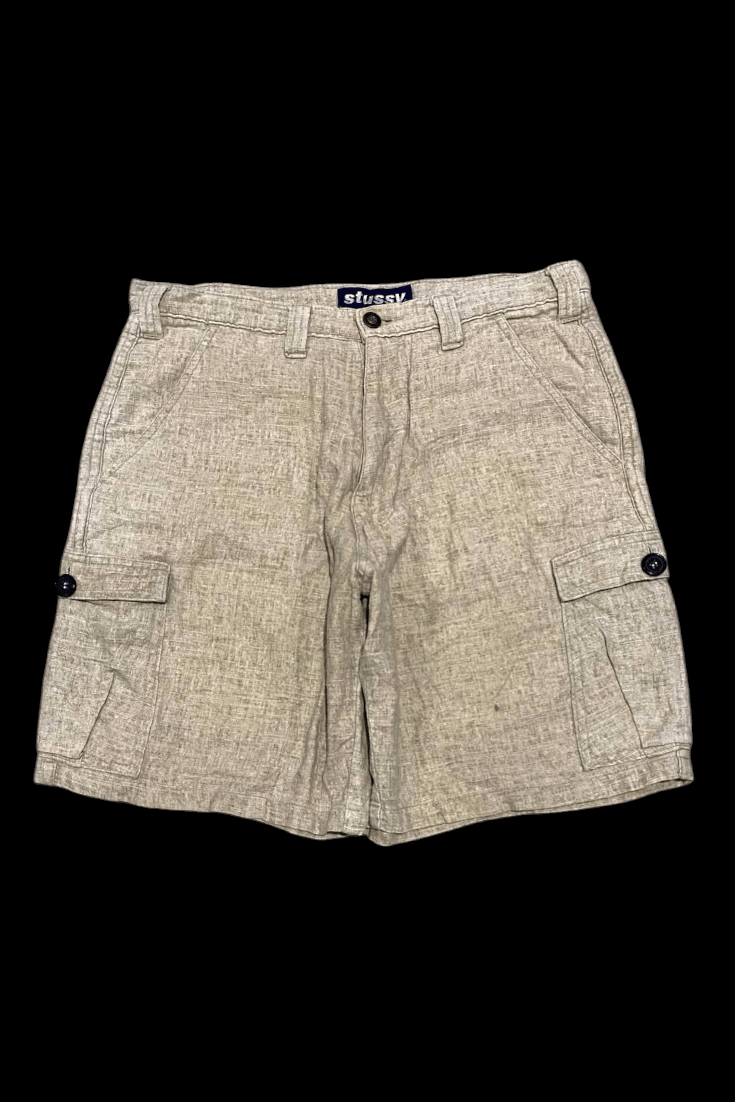 Stussy Vintage 90s Stussy cargo short pants Size US 31 - 2 Thumbnail