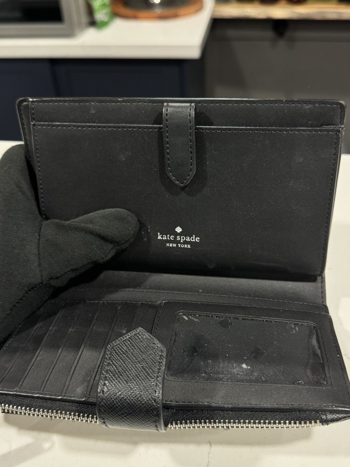 Kate Spade Kate Spade New York Colorblock Zip Around Wristlet Wallet Size ONE SIZE - 5 Thumbnail