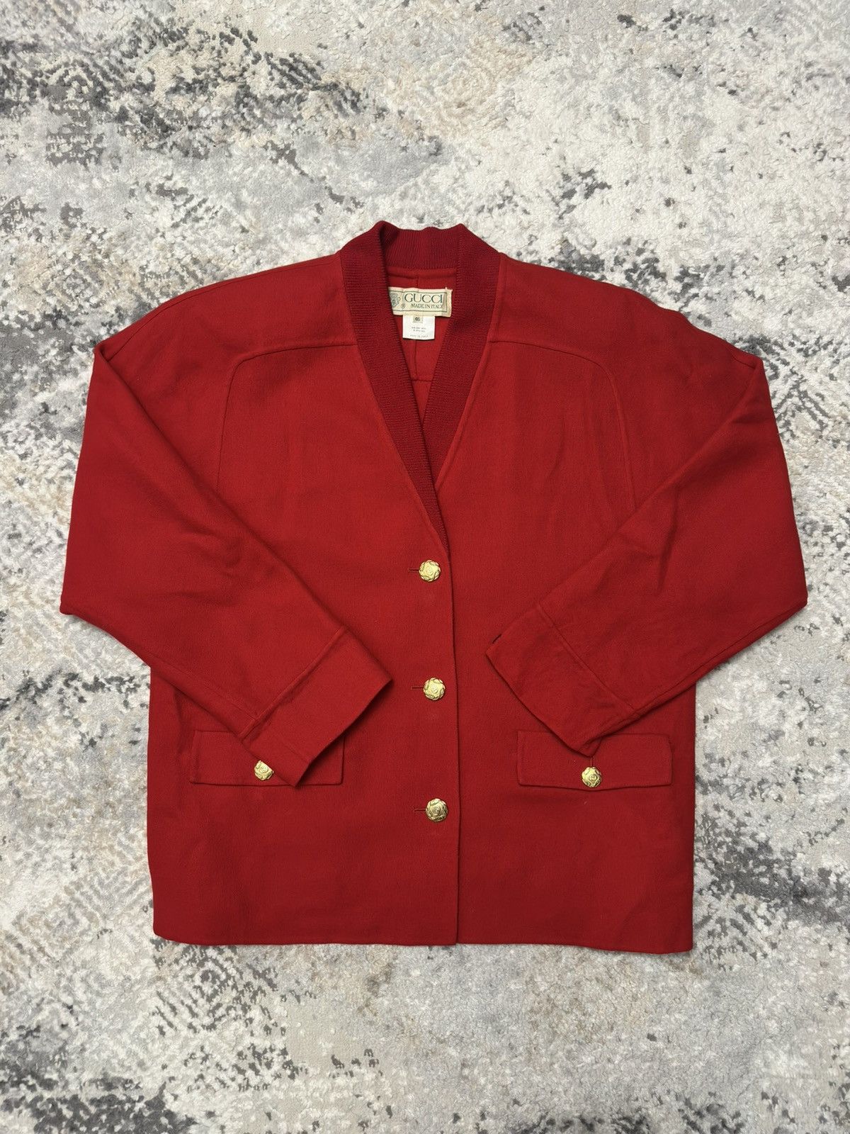 Gucci Gucci wool jacket vintage Size L / US 10 / IT 46 - 1 Thumbnail