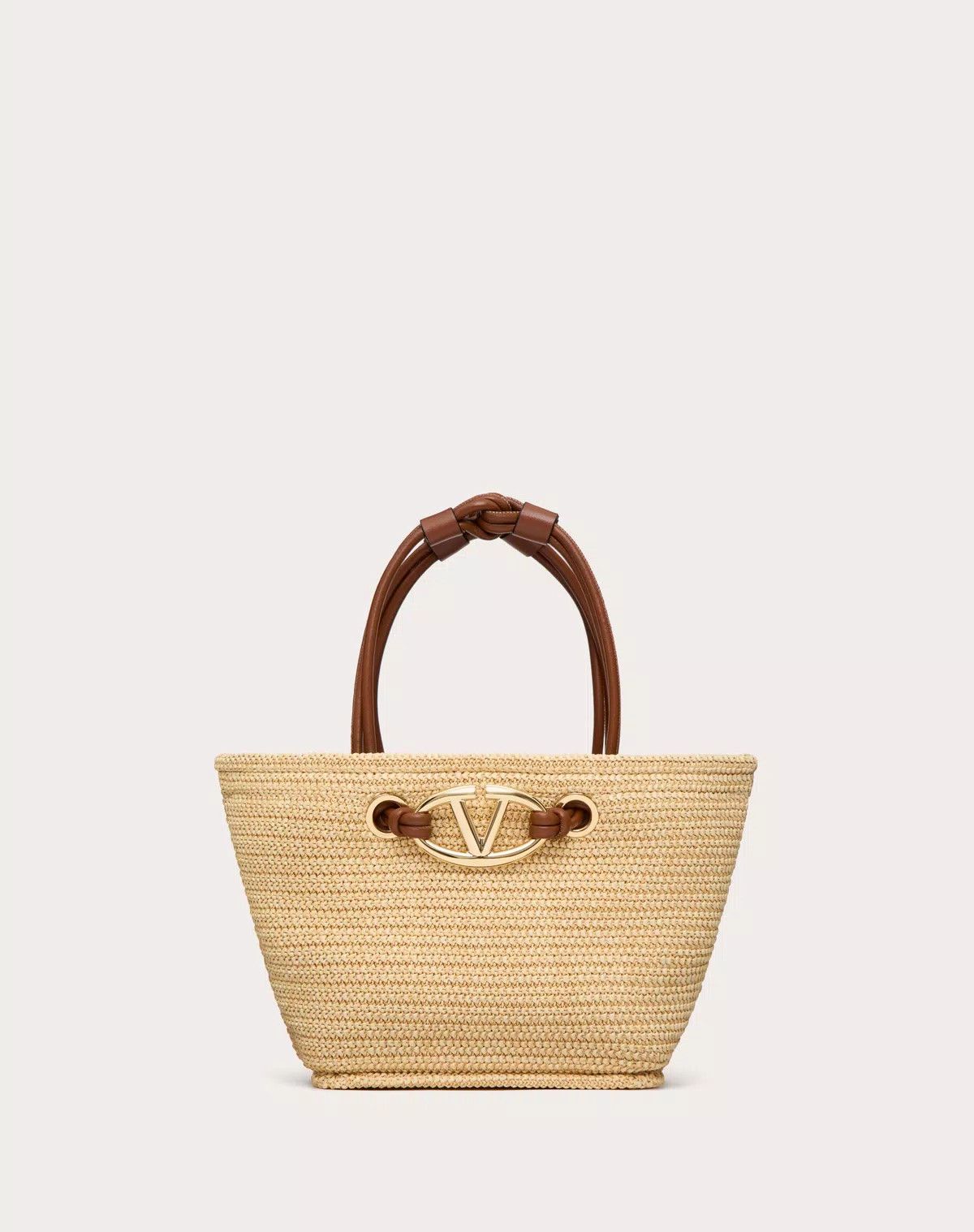 Valentino oc11z0725 Size:OS/Escape Tote Bag In Raffia in Beige Size ONE SIZE - 1 Thumbnail