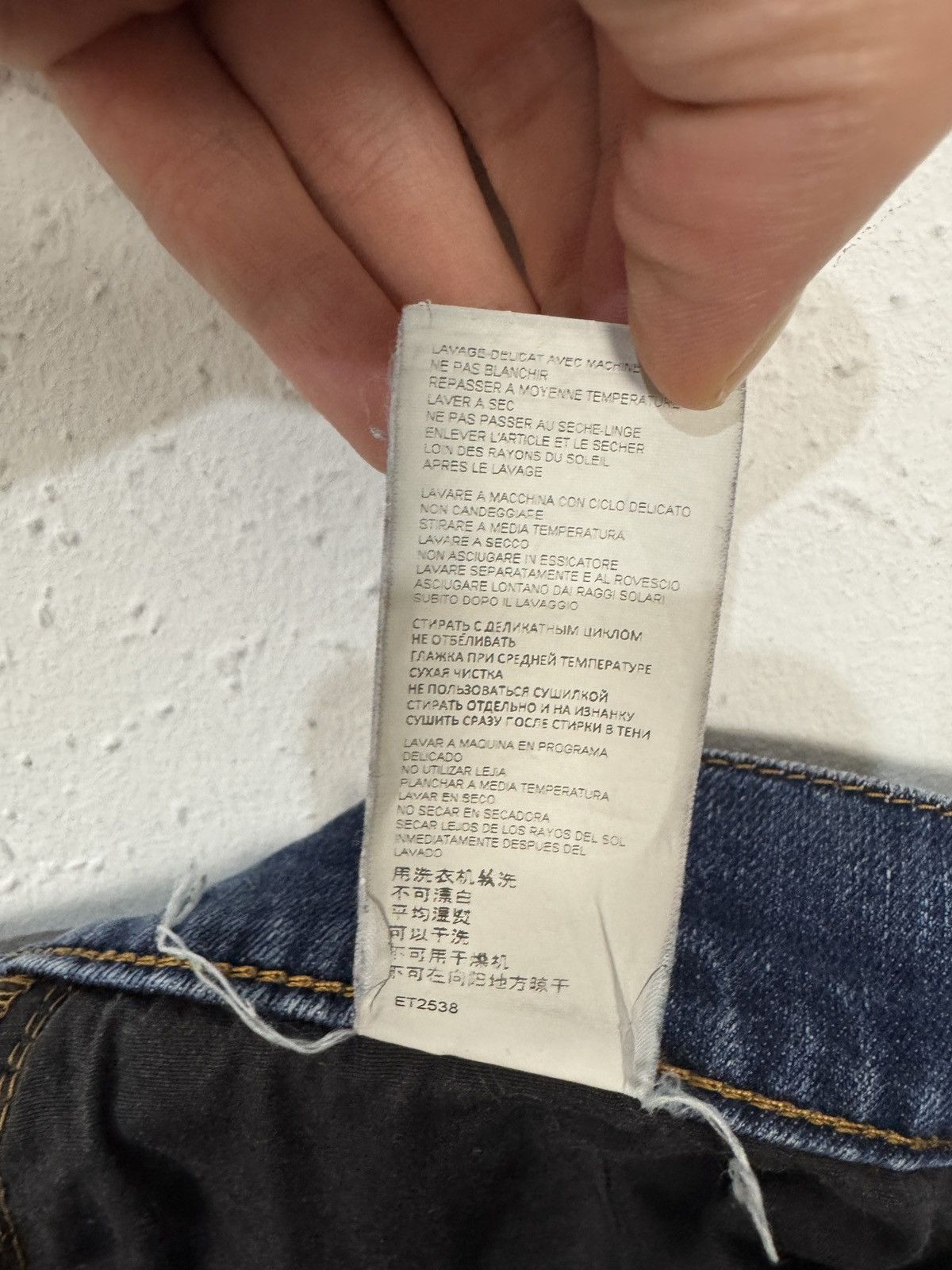 Dirk Bikkembergs Dirk Bikkembergs navy jeans 30 Size US 30 / EU 46 - 10 Thumbnail