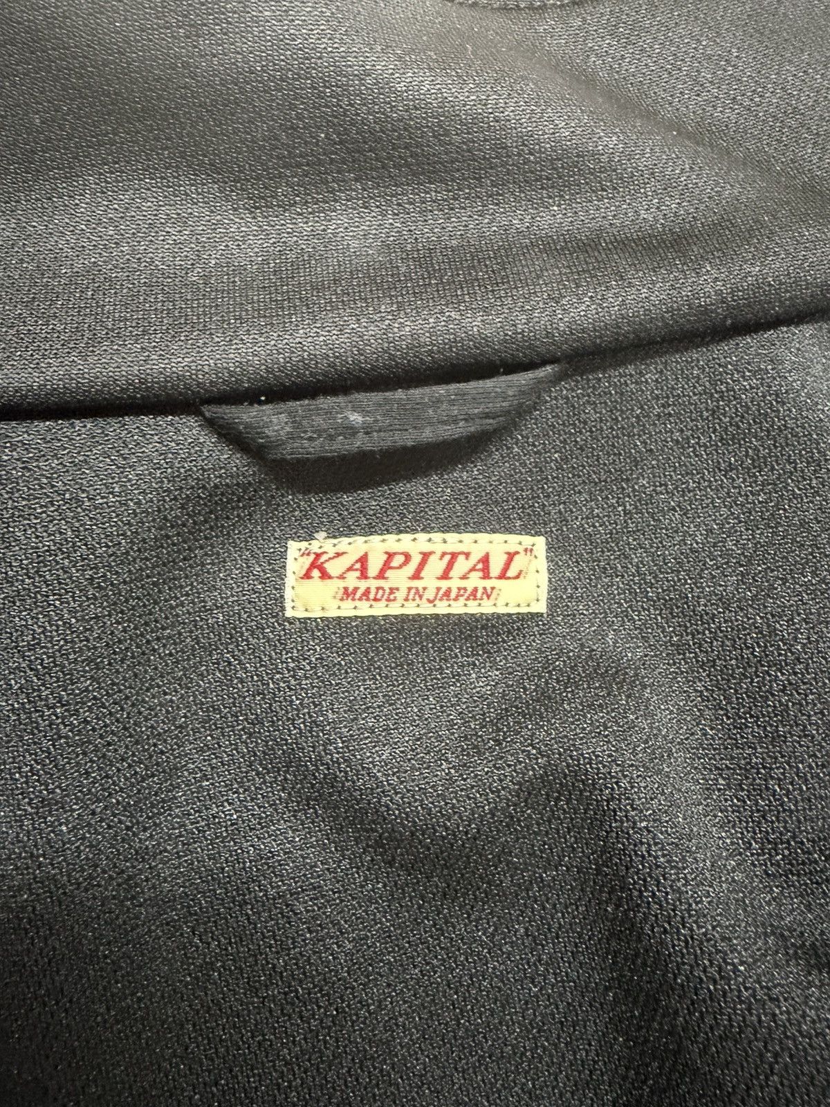 Kapital SMOOTH JERSEY KOCHI & ZEPHYR TRACK JACKET BLACK SIZE 2 Size US M / EU 48-50 / 2 - 3 Thumbnail