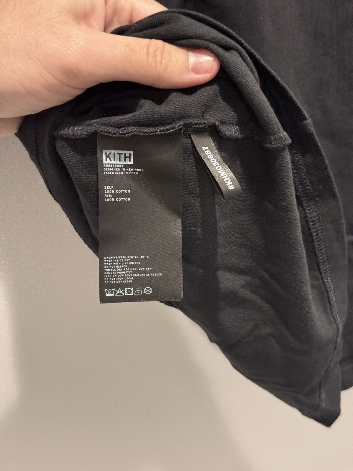 Kith Kith for B Robert Moore Classic Logo Black LS Tee Size M Size US M / EU 48-50 / 2 - 7 Thumbnail