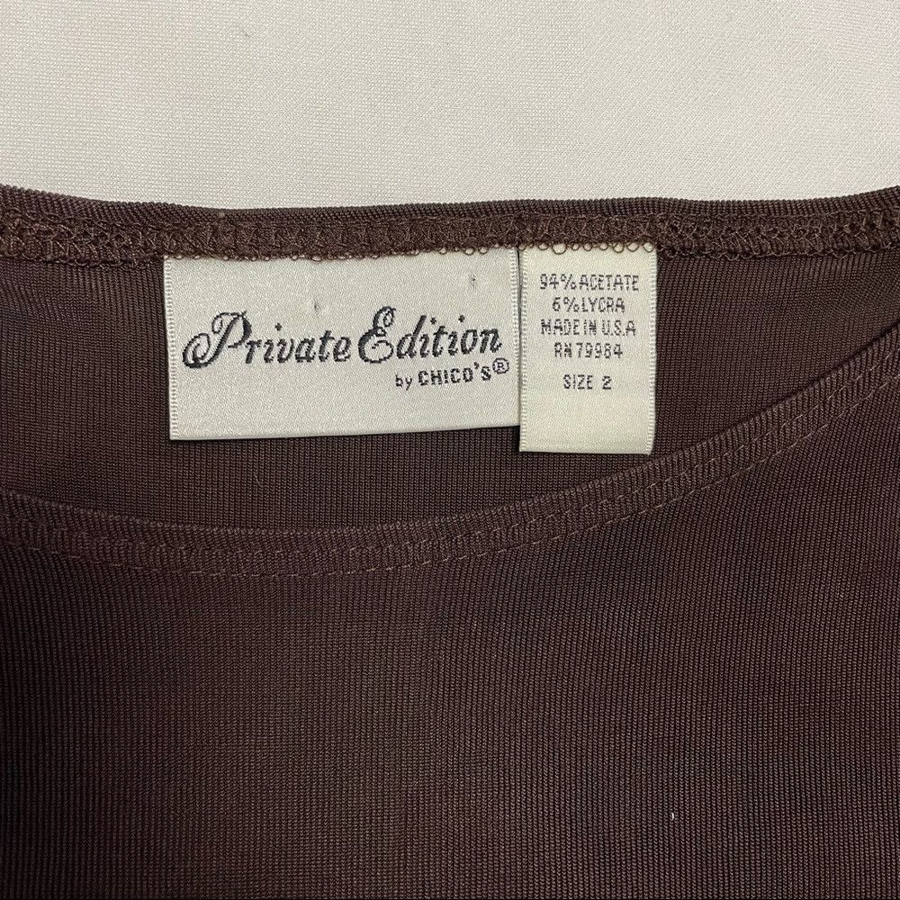 Chicos Chico’s Private Edition Set Long Sleeve Top Size 2 US L Car Size M / US 6-8 / IT 42-44 - 8 Thumbnail