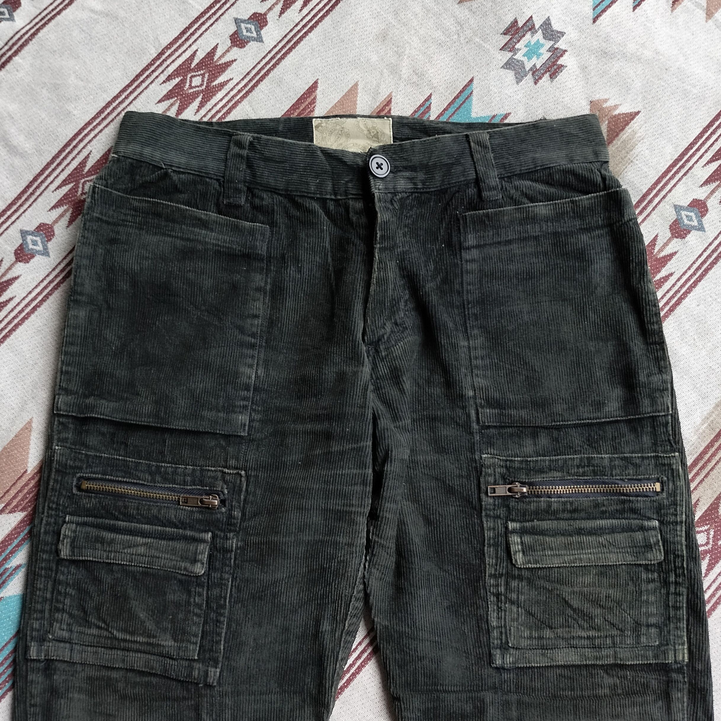 Vintage Denim Lab black wash corduroy bush pants Size US 29 - 2 Thumbnail