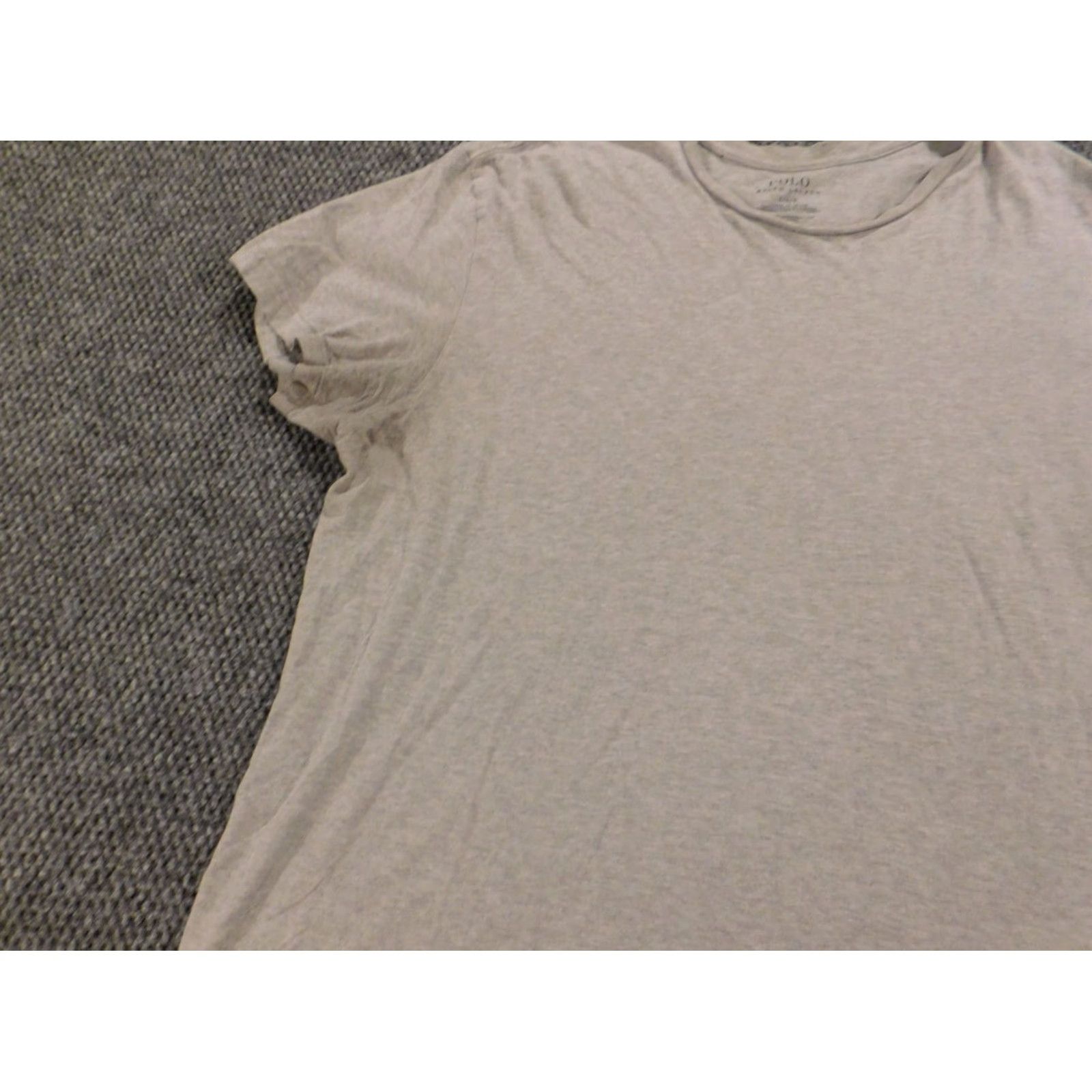 Polo Ralph Lauren Polo Ralph Lauren Mens Shirt Short Sleeve Crew Neck Gray Logo Knit Cotton Spandex T-Shirt Regular L. Size US L / EU 52-54 / 3 - 5 Thumbnail
