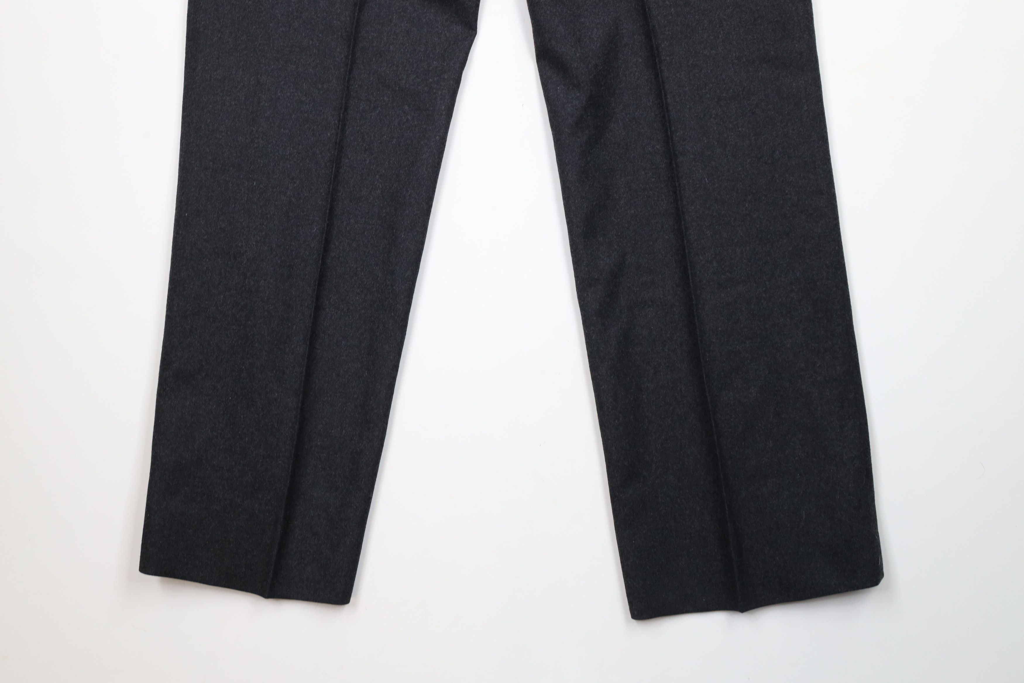 Saks Fifth Avenue × Vintage Vintage 70s Saks Fifth Avenue Wide Leg Pants Charcoal USA Size US 38 / EU 54 - 10 Thumbnail