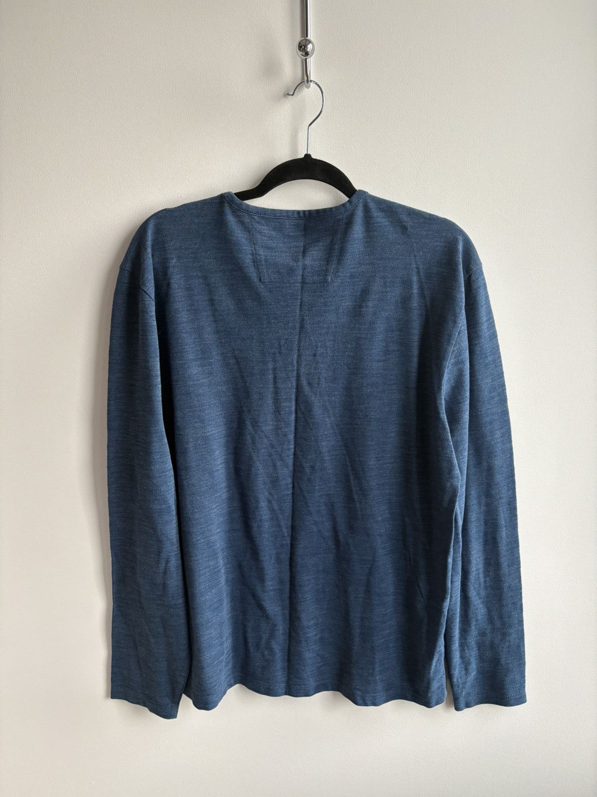 John Varvatos Vintage Streetwear Luxury John Varvatos Henley Long Sleeve Size US XL / EU 56 / 4 - 6 Thumbnail