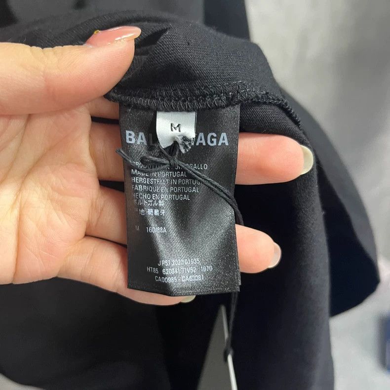 Balenciaga Balenciaga White Label Black Coke Printed Logo Short Sleeve Size US M / EU 48-50 / 2 - 4 Thumbnail