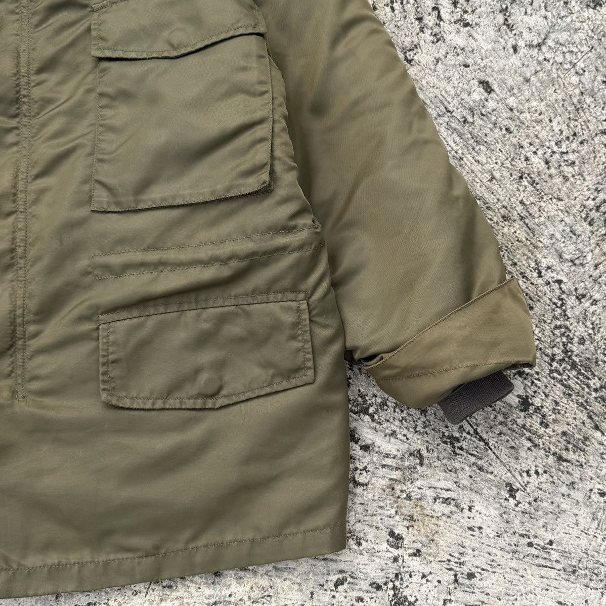 Vintage Army Project VTG Military Jacket Olive Green Quilted Lining Size US M / EU 48-50 / 2 - 4 Thumbnail