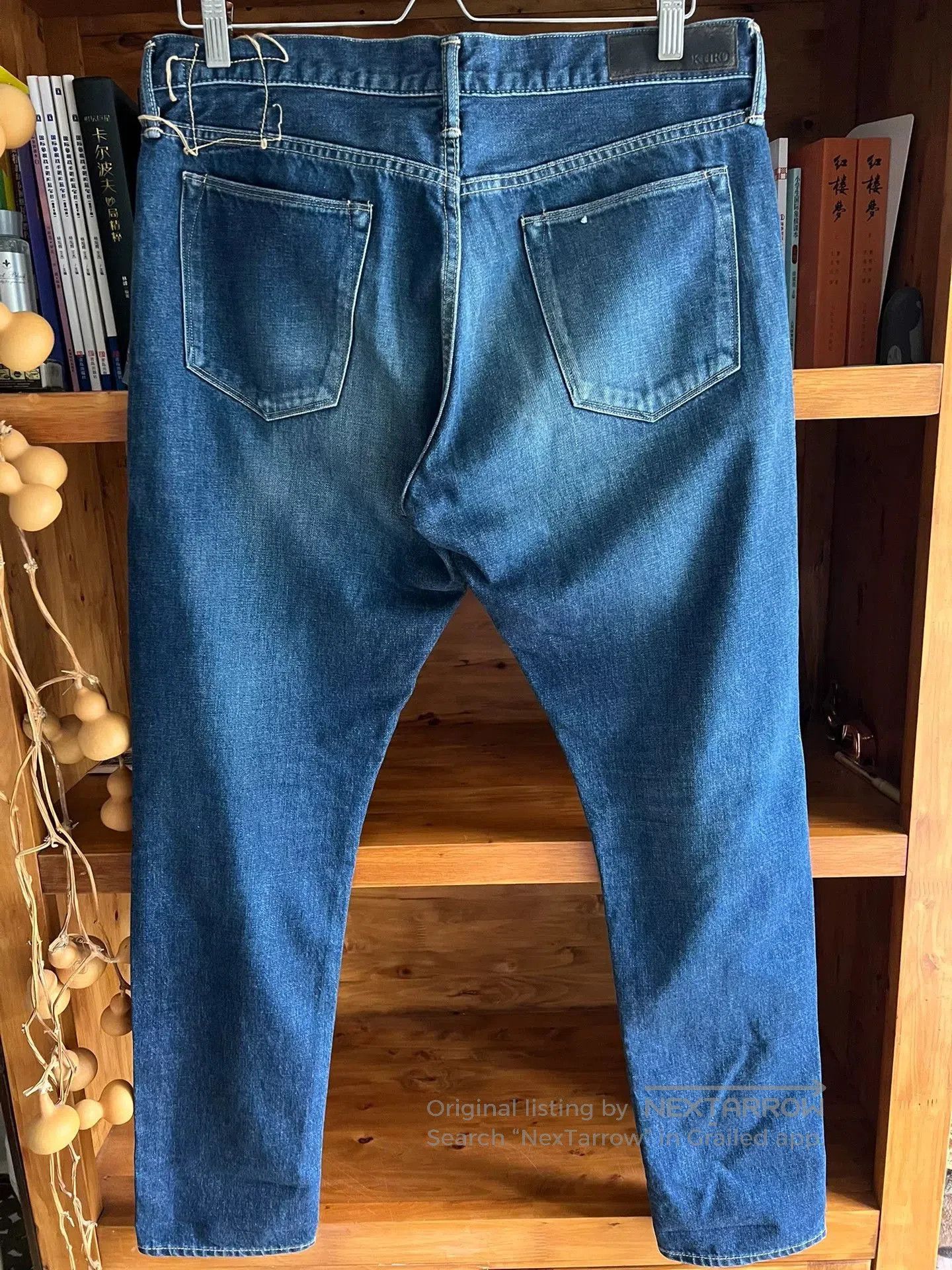 Visvim washed red ear denim talon zipper pants. Size US 32 / EU 48 - 6 Thumbnail